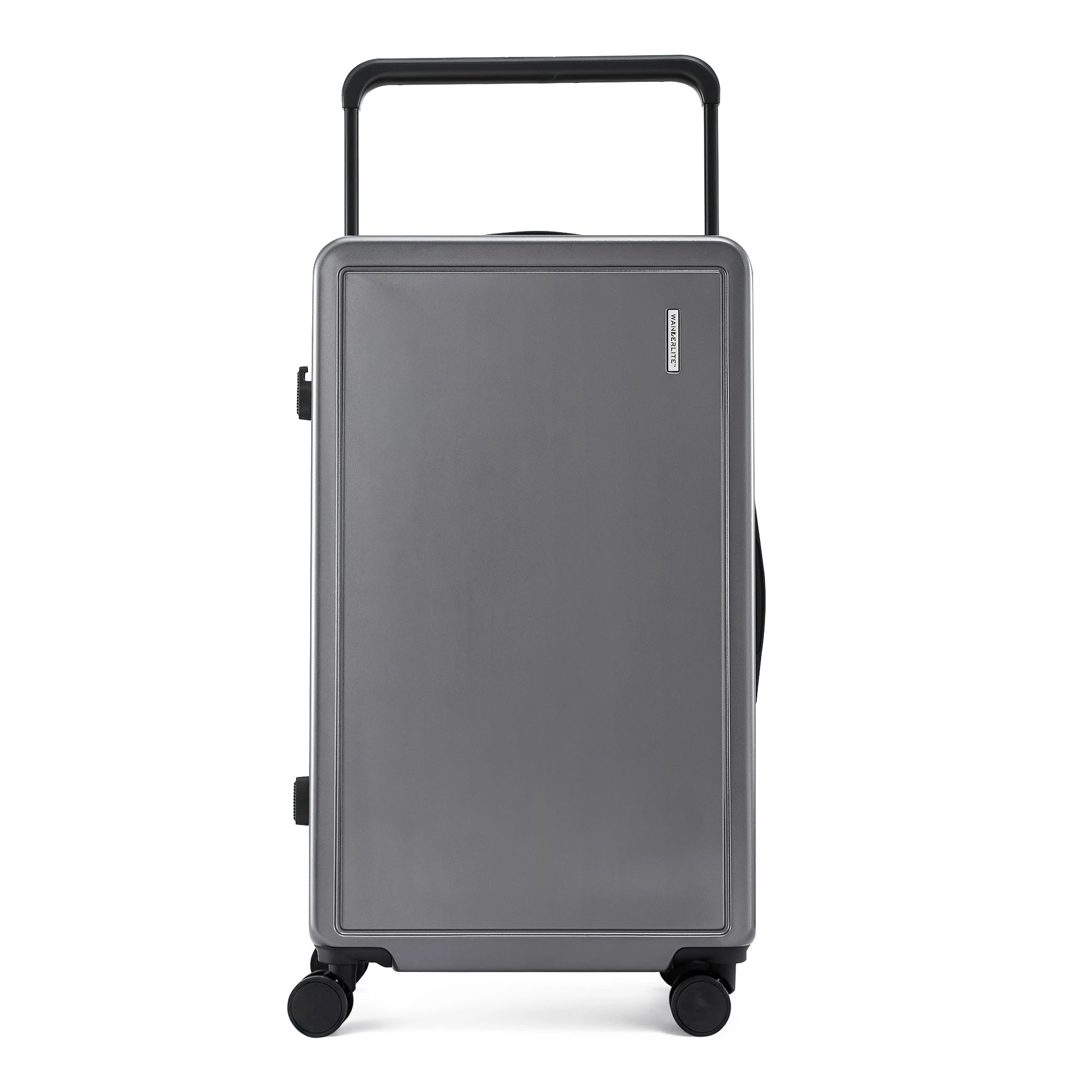 3 Wanderlite 28" Wide Handle Luggage Suitcase Travel TSA Lock Anthracite - Grey, 3 of 5