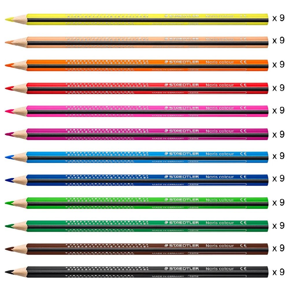 2 Staedtler Triangular Coloured Pencils Cup 108 Pieces, 2 of 7