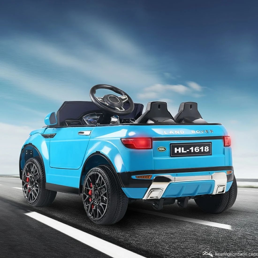 4 Rigo Kids Electric Ride On Car SUV Toy Cars Remote 12V - Blue, 4 of 8