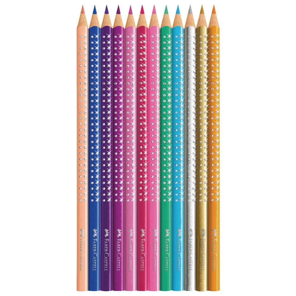 2 Faber-Castell Colour Pencil Tin Sparkle 12 Pack, 2 of 3