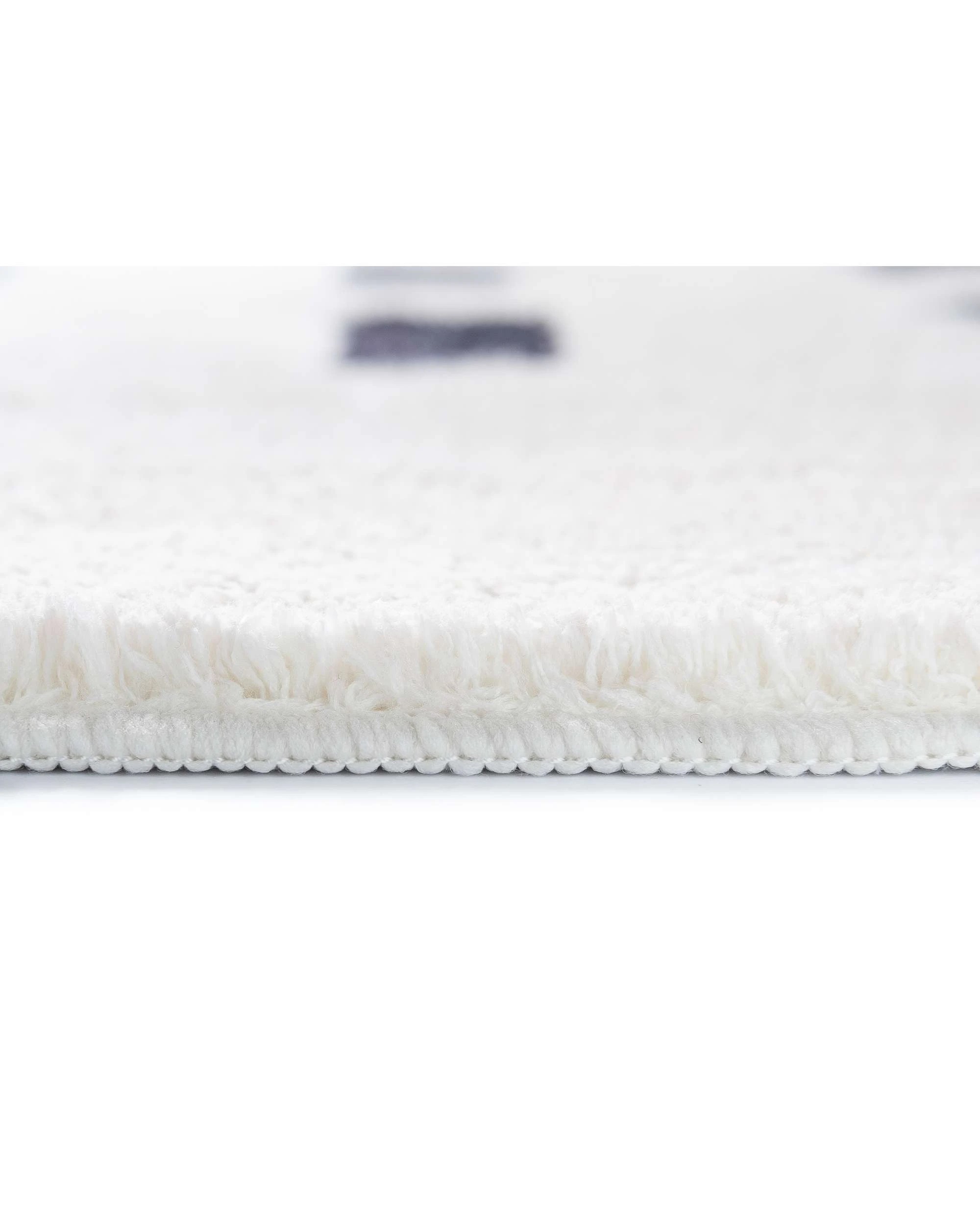 5 Loopsie Taber Rectangles Washable Rug-330cm x 240cm - White, 5 of 7