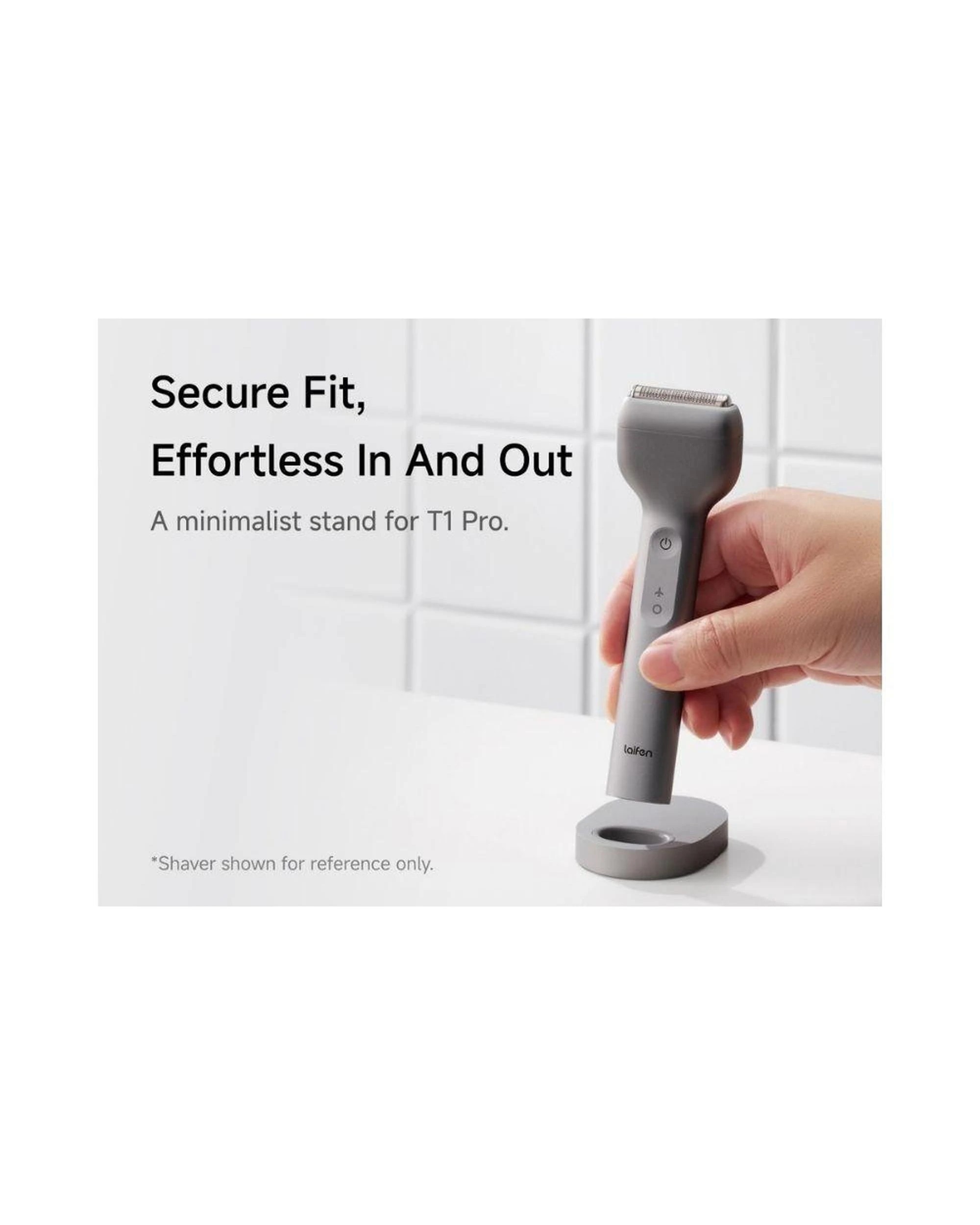 7 Laifen Electric Shaver Stand for T1 Pro Grey, 7 of 7
