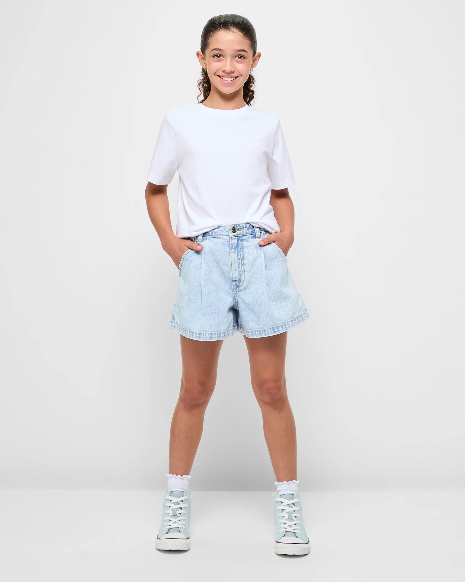 2 Target Australian Cotton Essential T-shirt WHITE, 2 of 5