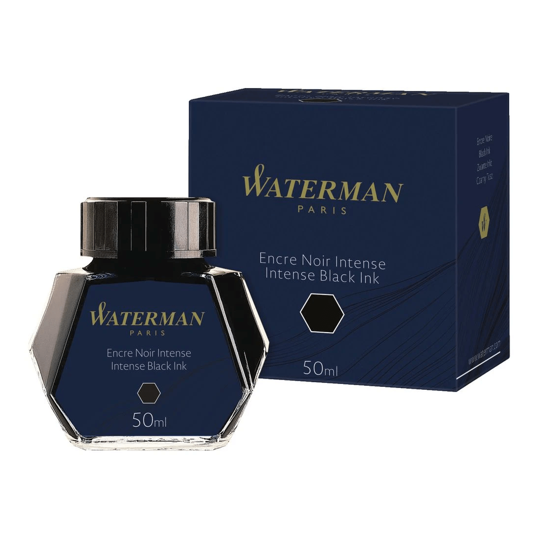 3 Waterman Bottled Ink Intense Black 50 mL, 3 of 4