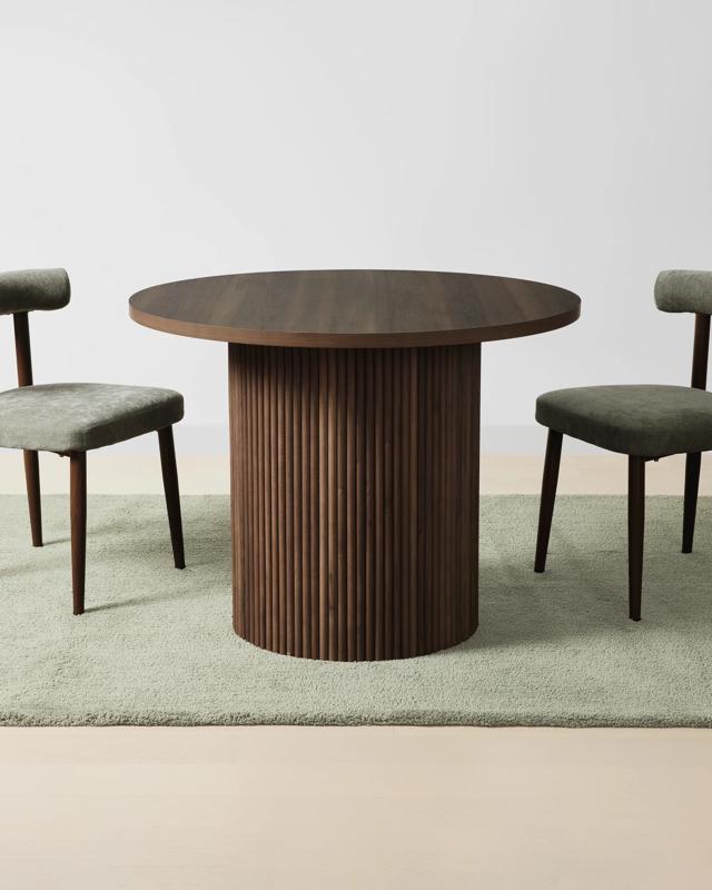Ryan Ribbed Dining Table - Wa