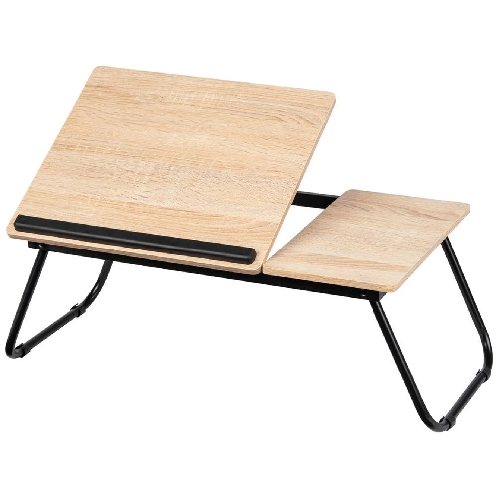 1 Reading Portable Laptop Table Oak and Black, 1 of 7