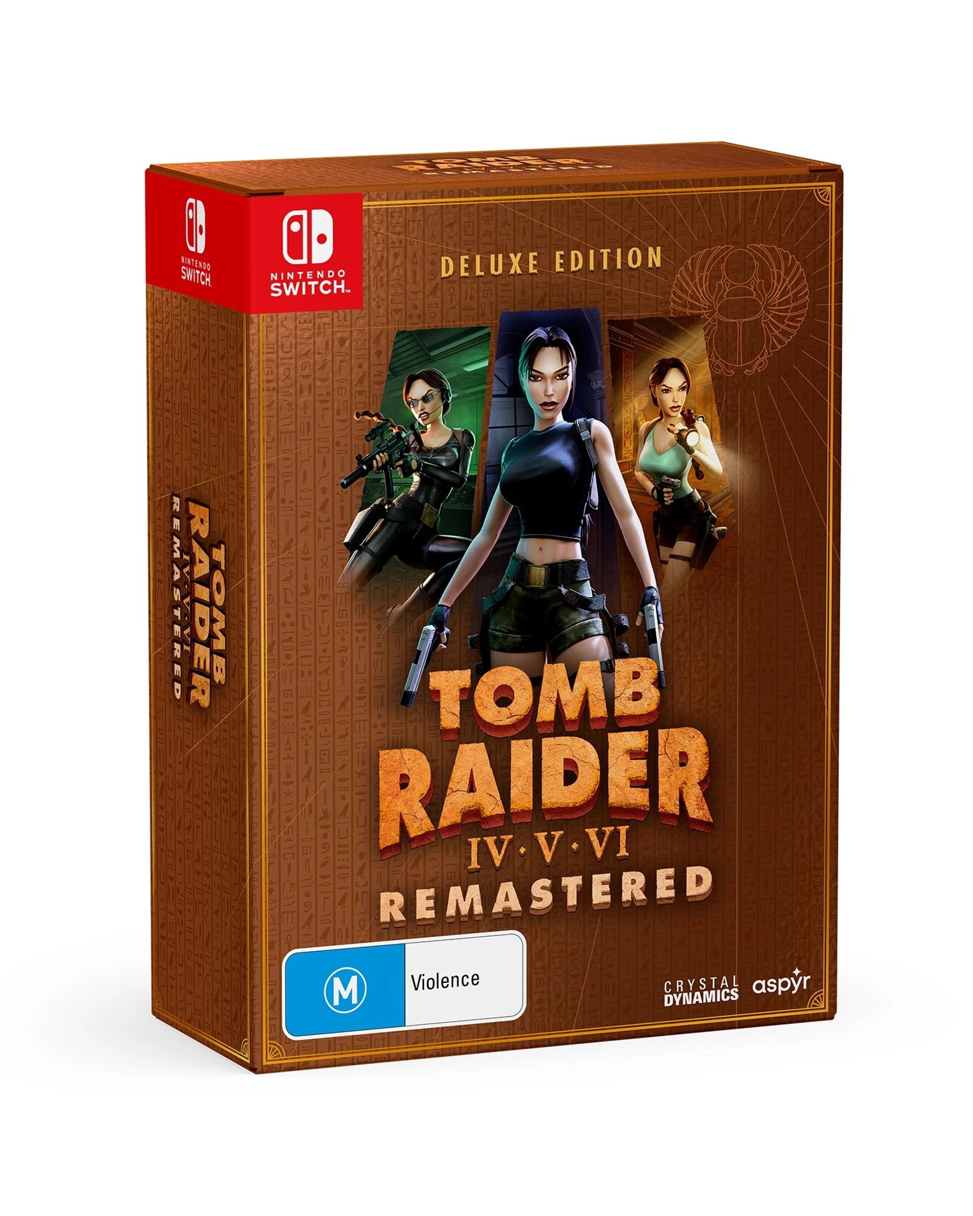 1 Tomb Raider IV-VI Remastered Deluxe Edition - Switch, 1 of 8