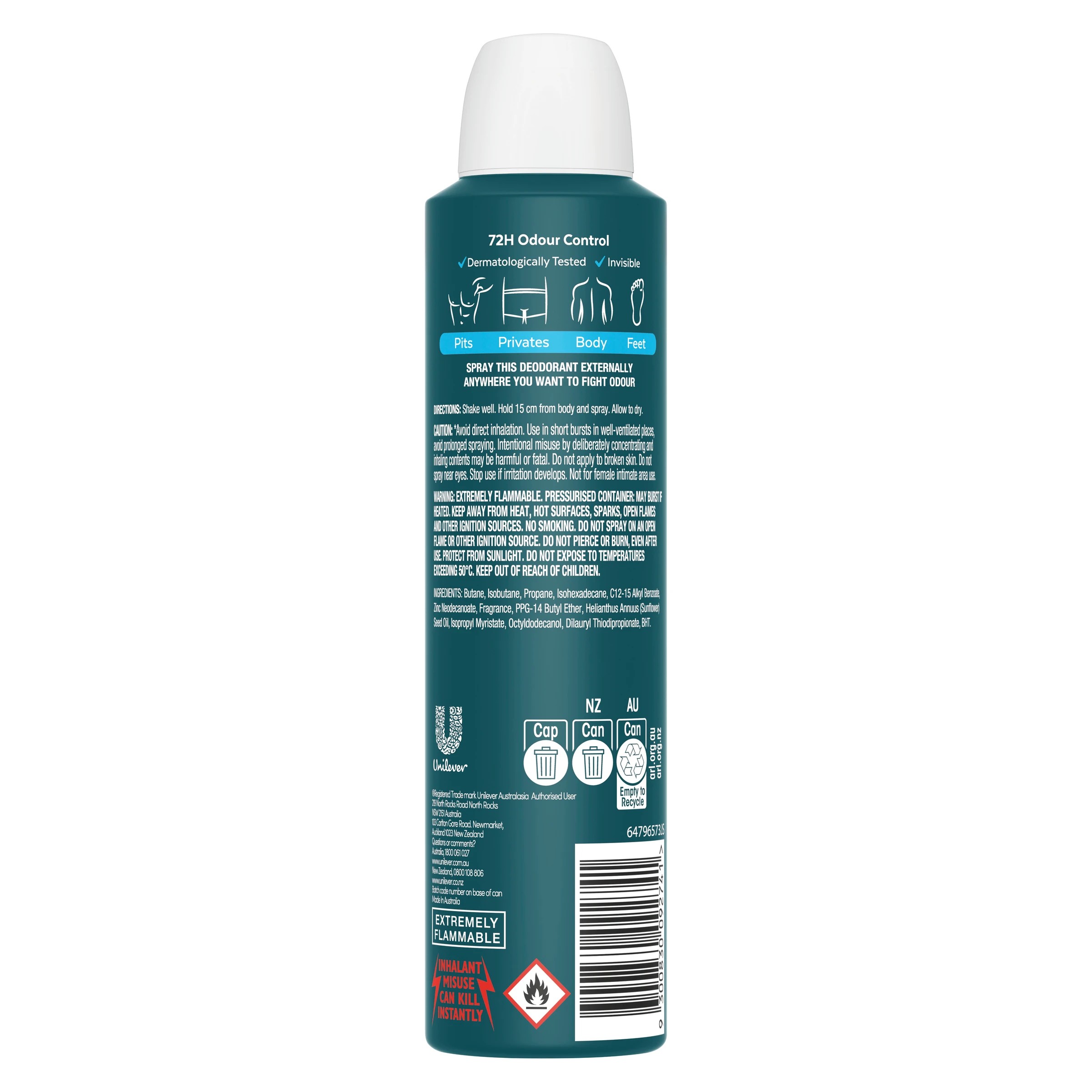 2 Rexona Men Whole Body Deo 230ml - Ocean Rush, 2 of 7