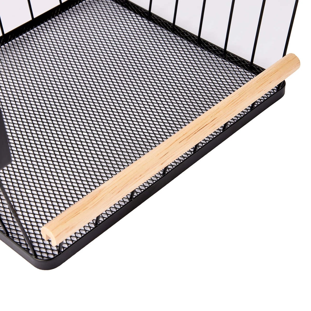 7 Wire and Wood Undershelf Basket, 7 of 9