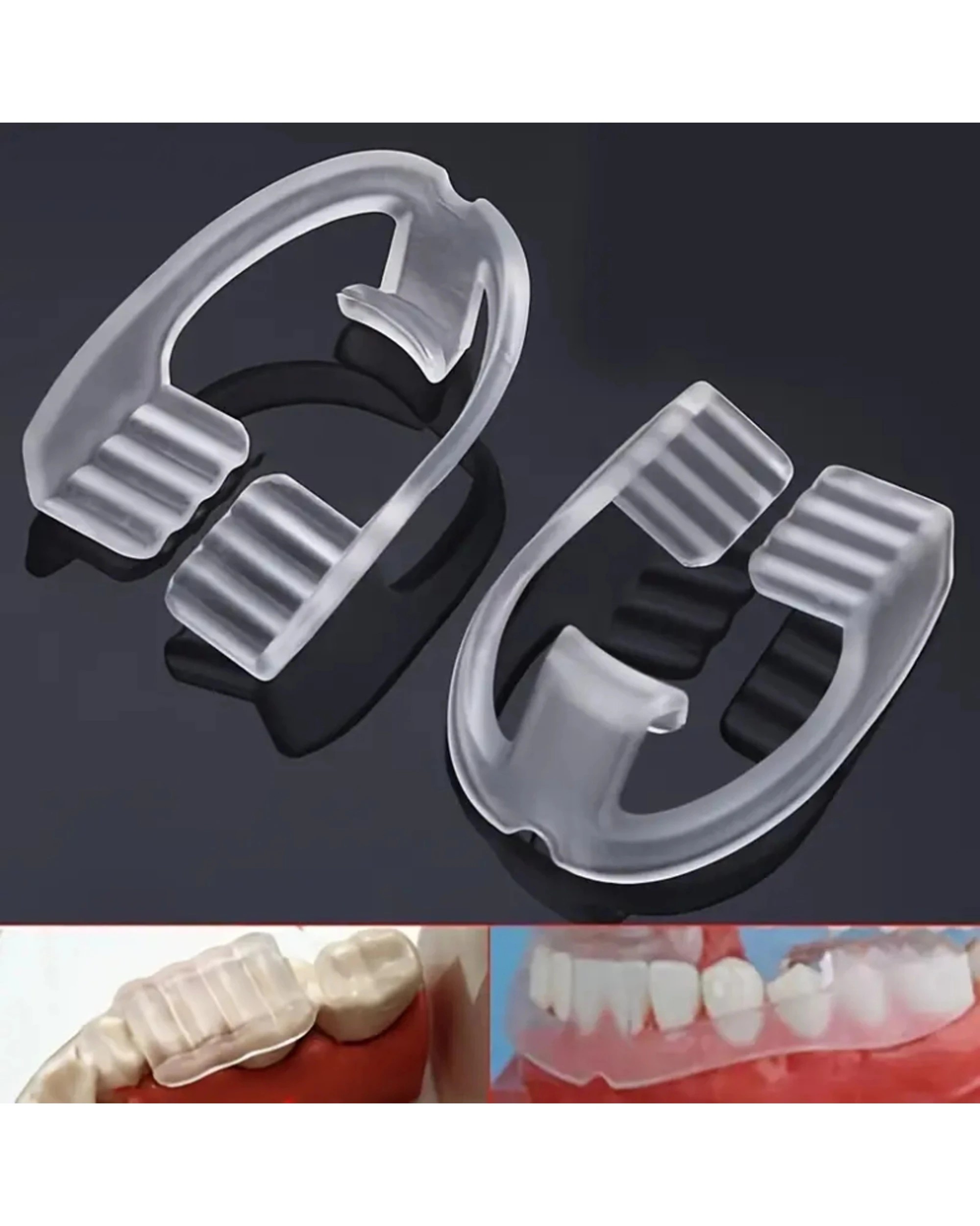 5 Bite Me 3x 5pc Anti Grinding Silicone Dental Night Plates One Size - Clear, 5 of 5