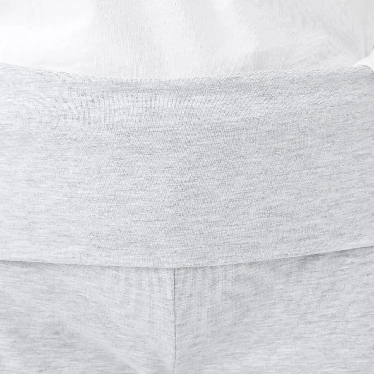 4 Fold Down Flare Pants SLIGHTLY GREY MARLE, 4 of 5