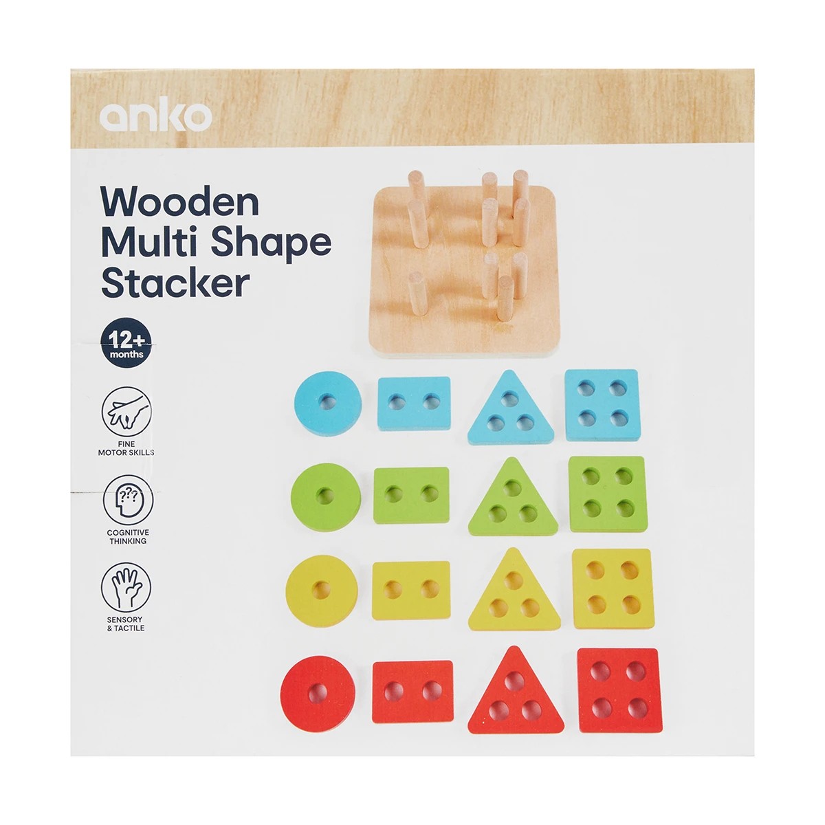 10 Wooden Multi Shape Stacker, 10 of 10