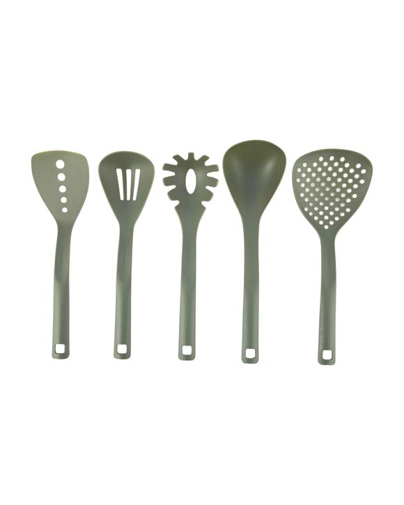 Set of 5 Utensils - Green