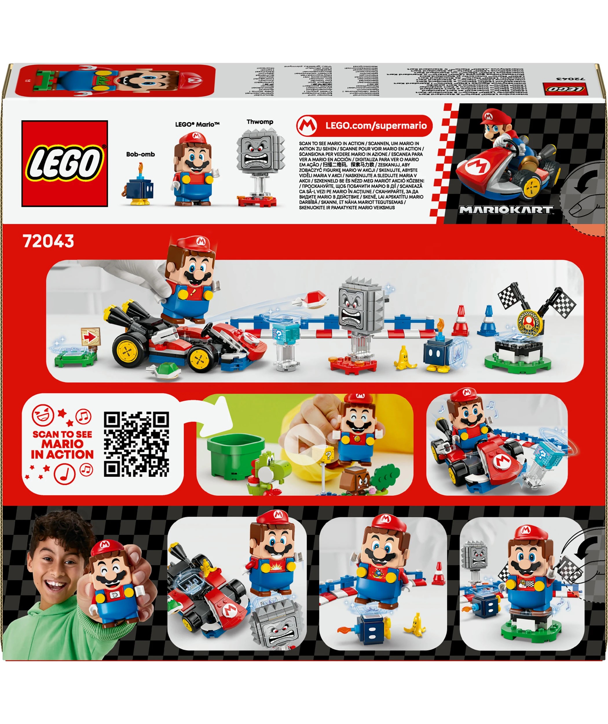 10 LEGO Super Mario: Mario Kart  Interactive LEGO Mario & Standard Kart 72043, 10 of 10