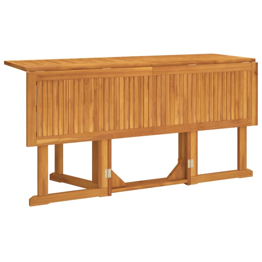 3 Vidaxl Folding Butterfly Garden Table Solid Wood Teak - Brown, 3 of 7