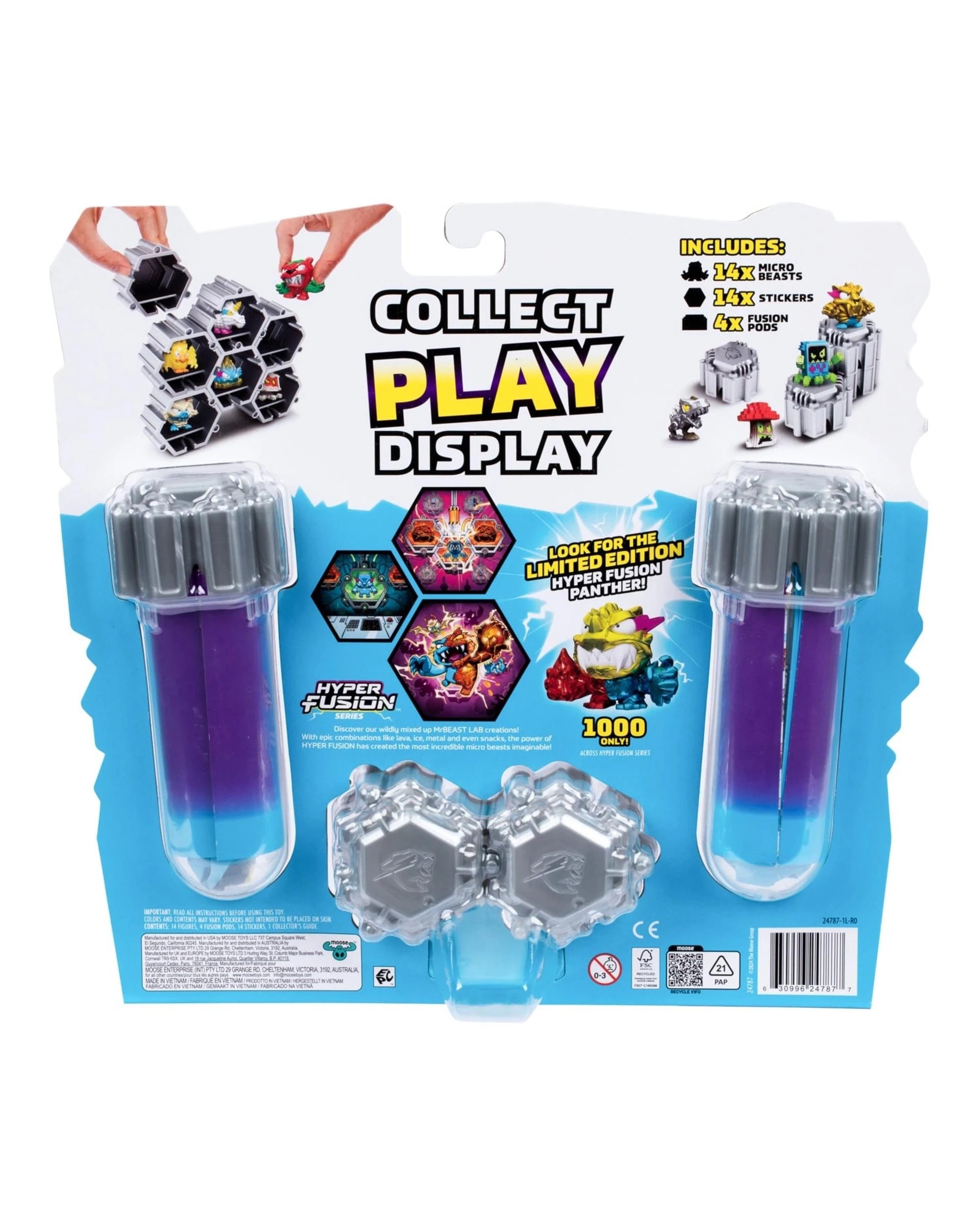 7 Mr Beast Lab Swarms Hyper Fusion Series Mega Lab 14 Figure Pack - Cybersaurus, 7 of 7