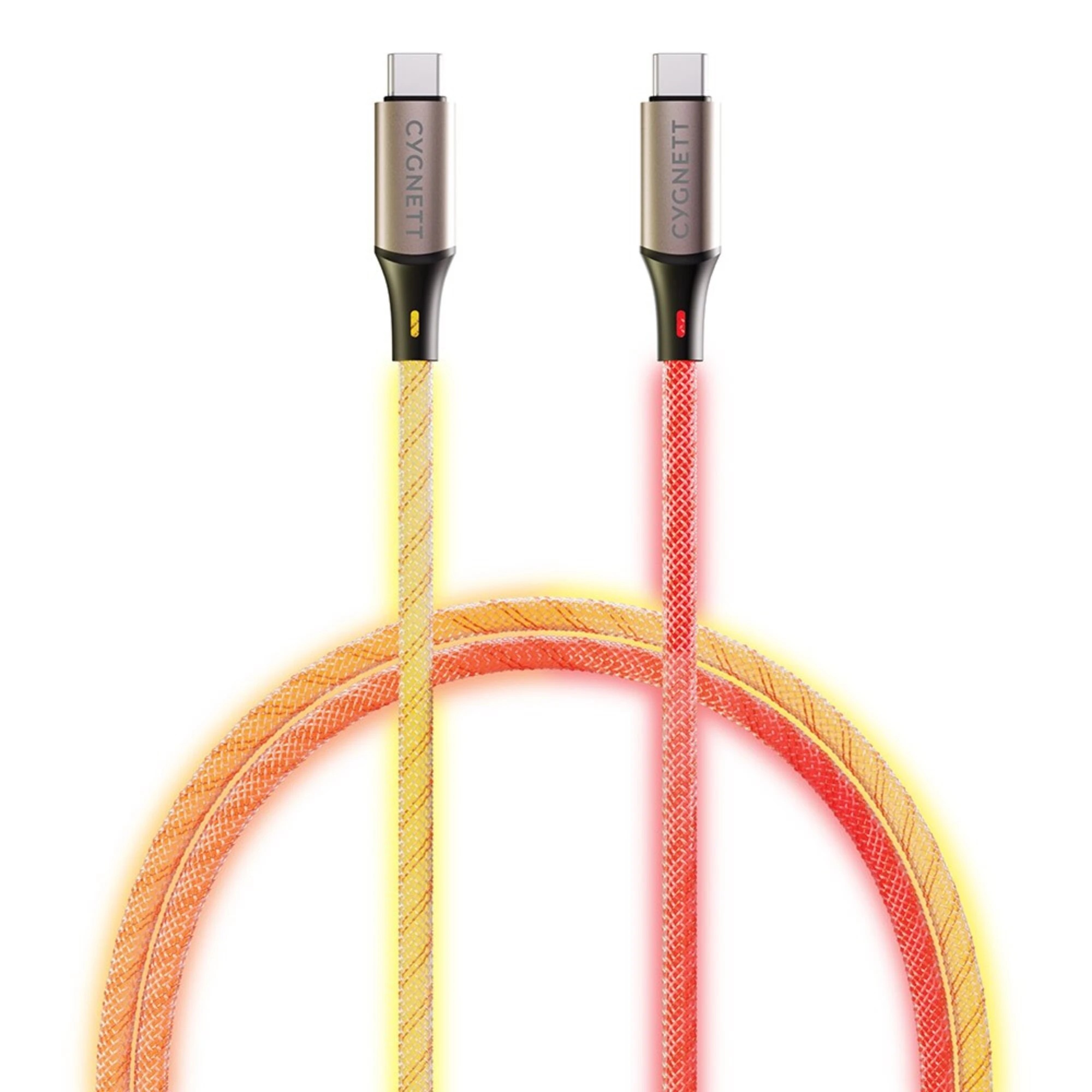 1 Cygnett - Illuminate 1.2 USB-C to USB-C Light Up Cable, 1 of 3