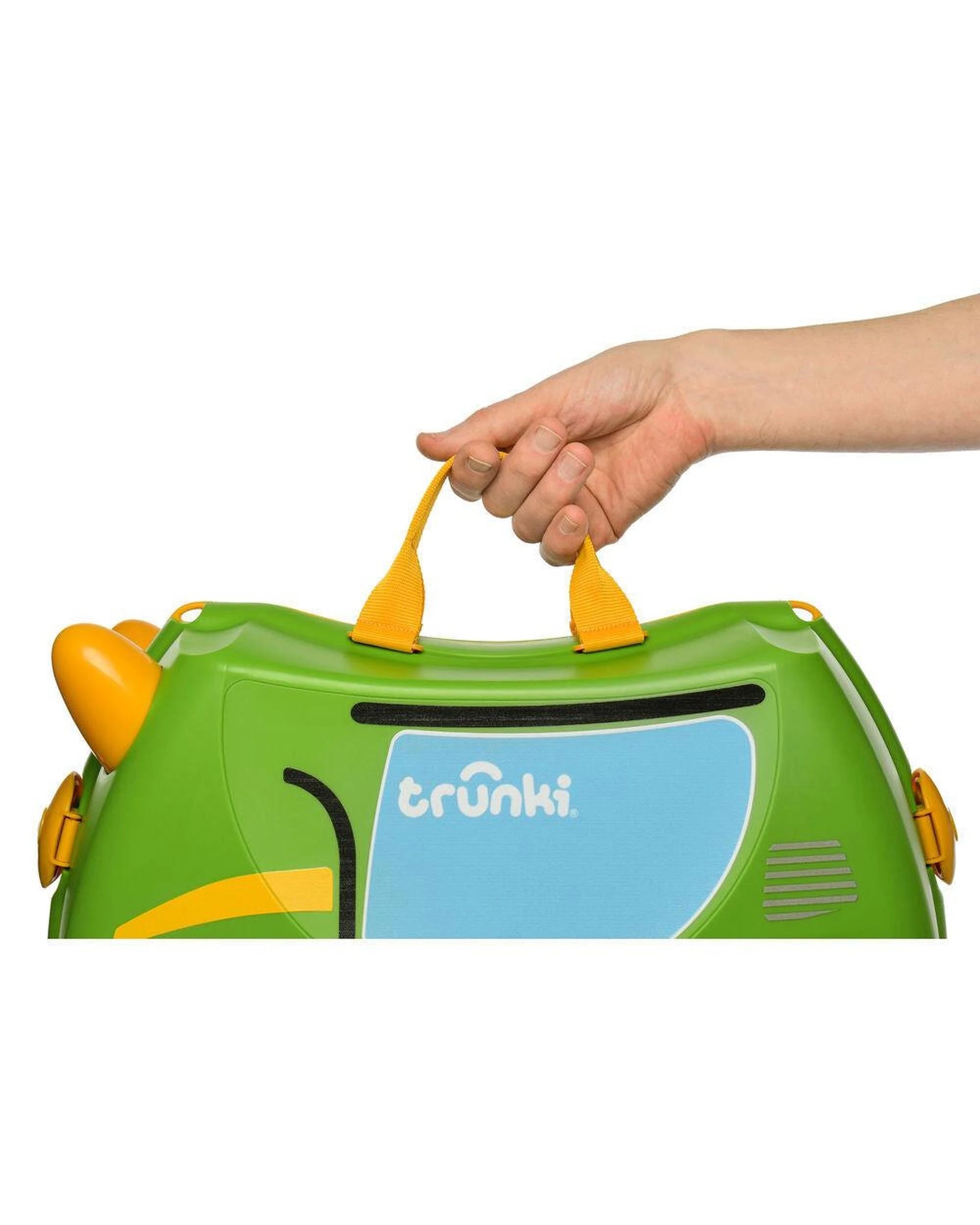 6 Trunki Glide Ride on Luggage Kids Suitcase Toy Box Tommy the Tractor, 6 of 7