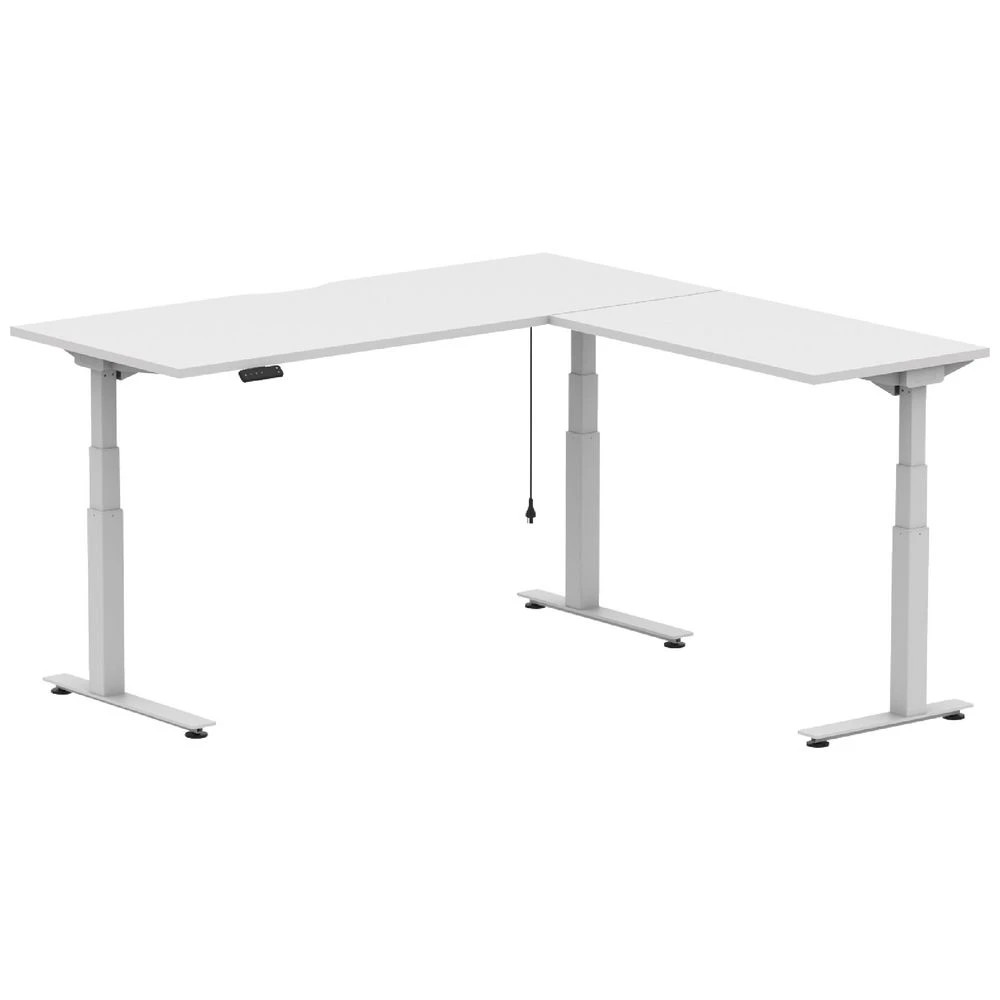 1 Stilford S2 Electric 1800mm Corner Workstation White Desks, Tables and Workstations, 1 of 6