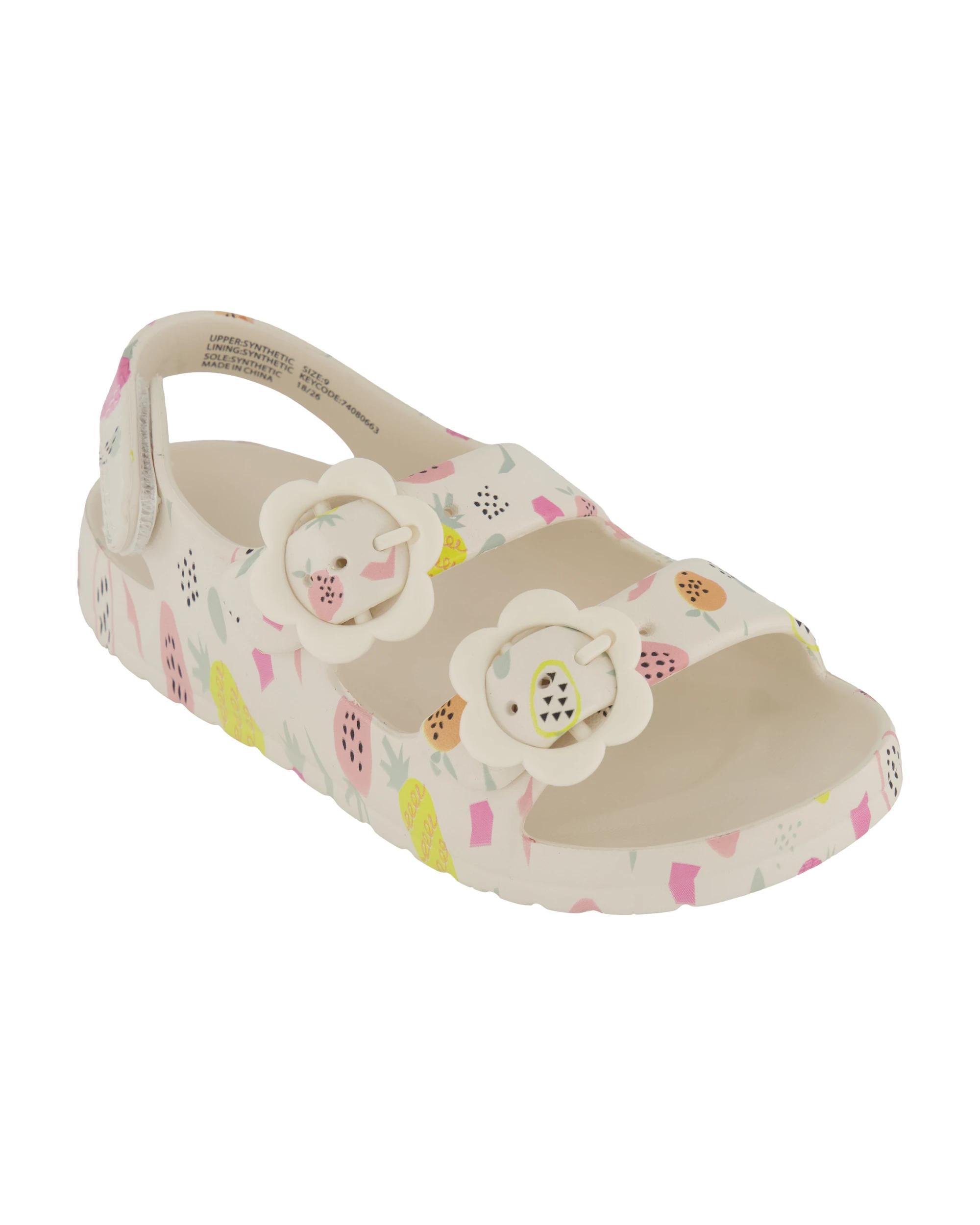 1 Junior Double Strap Slides Fruit, 1 of 4