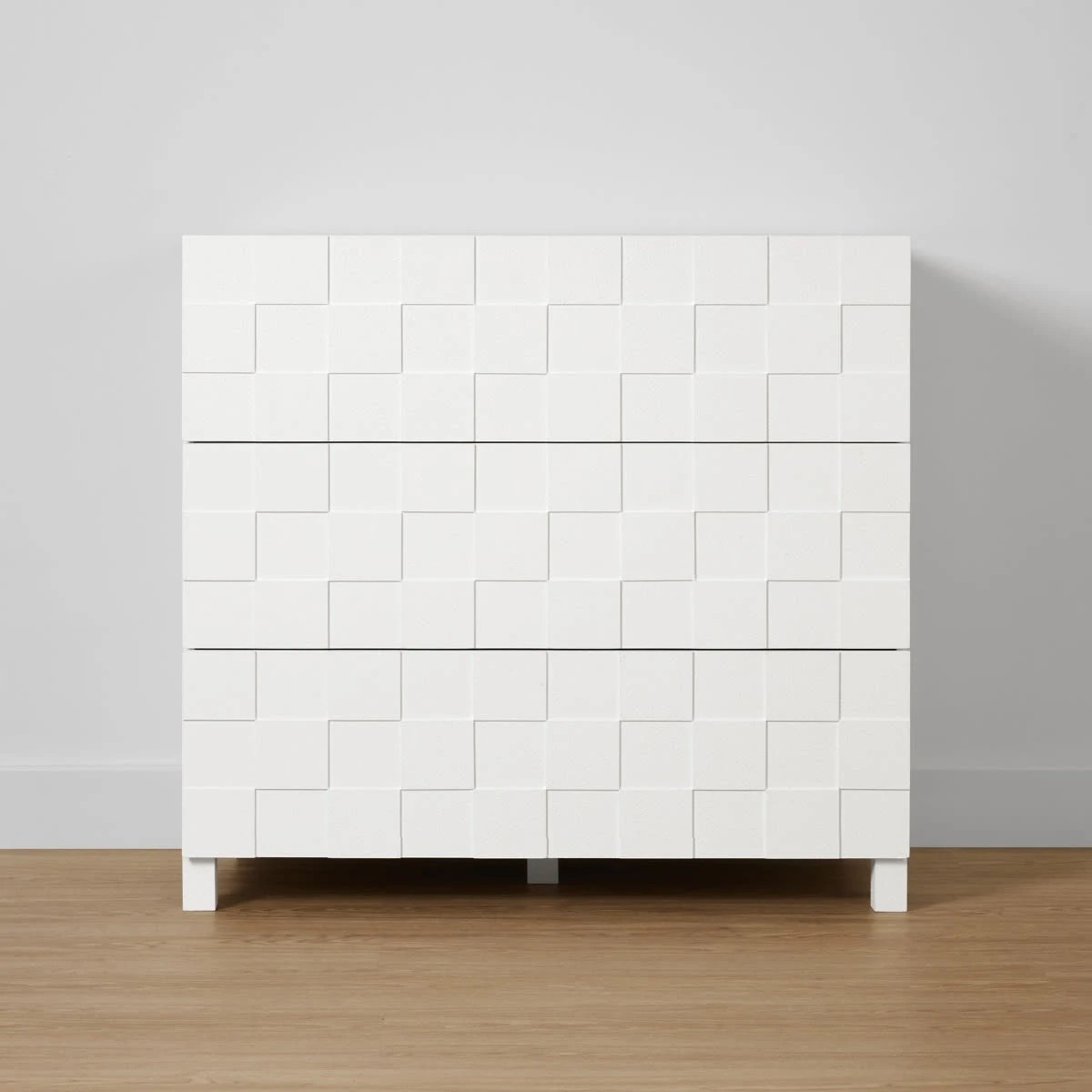 2 Chase Check 3 Drawer Chest - White, 2 of 9