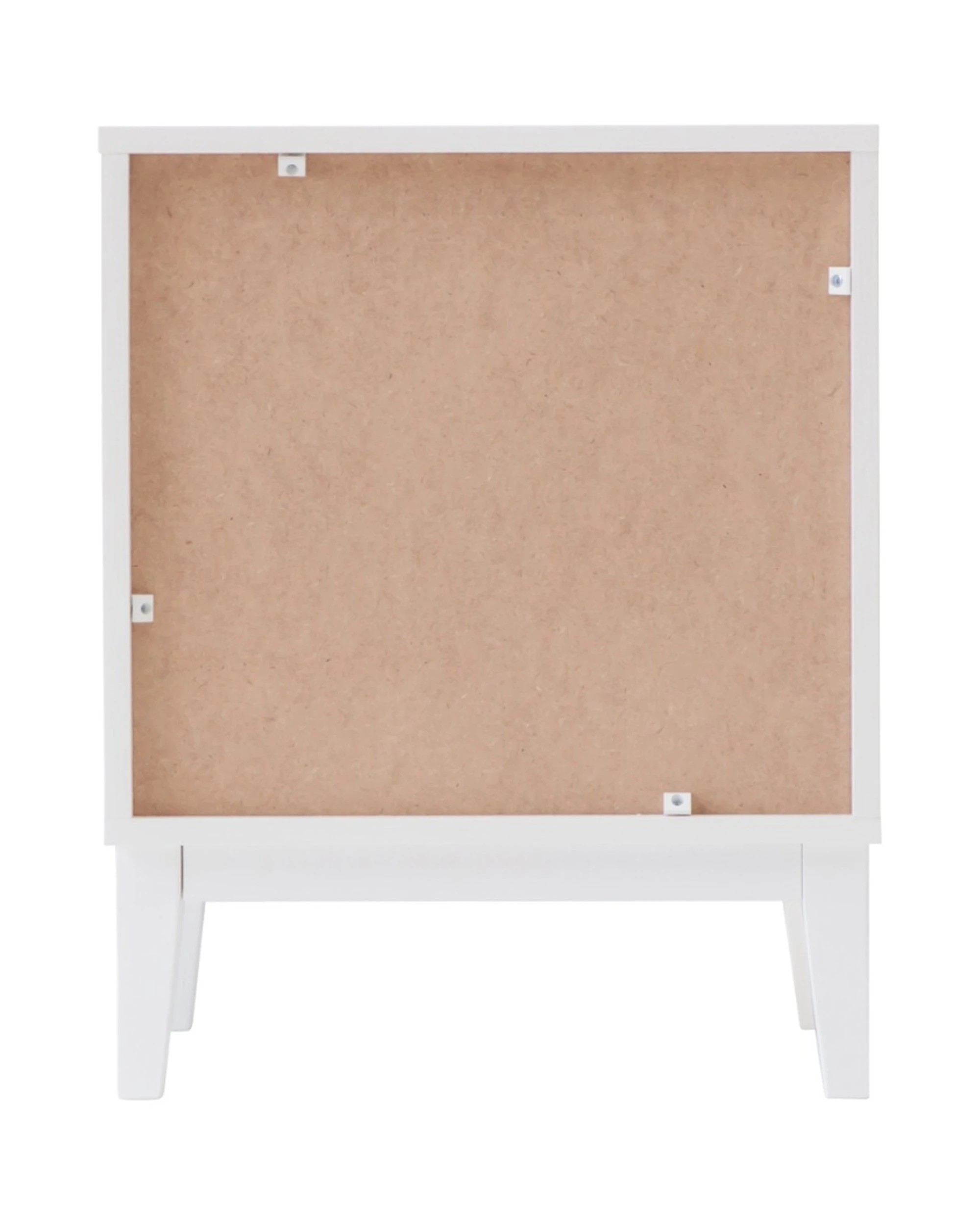 9 Alpine Bay Tenley Bedside Table 2 Drawer - White, 9 of 9
