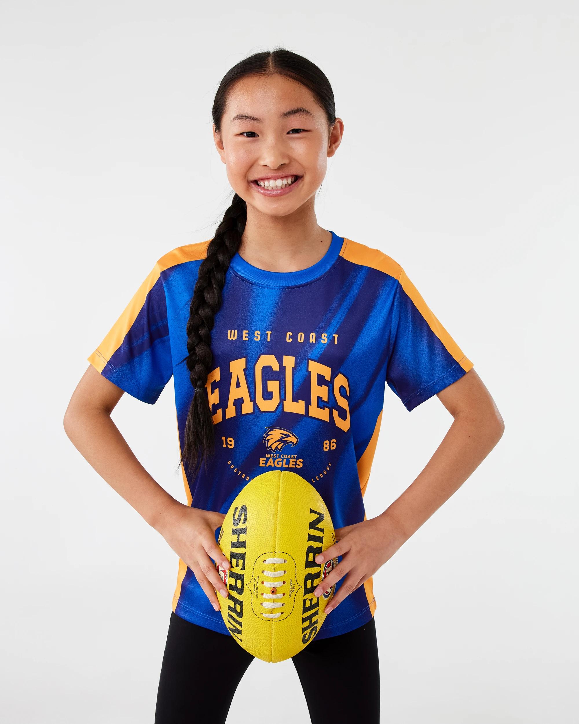 8 Official AFL Youth Training T-shirt West Coast, 8 of 8