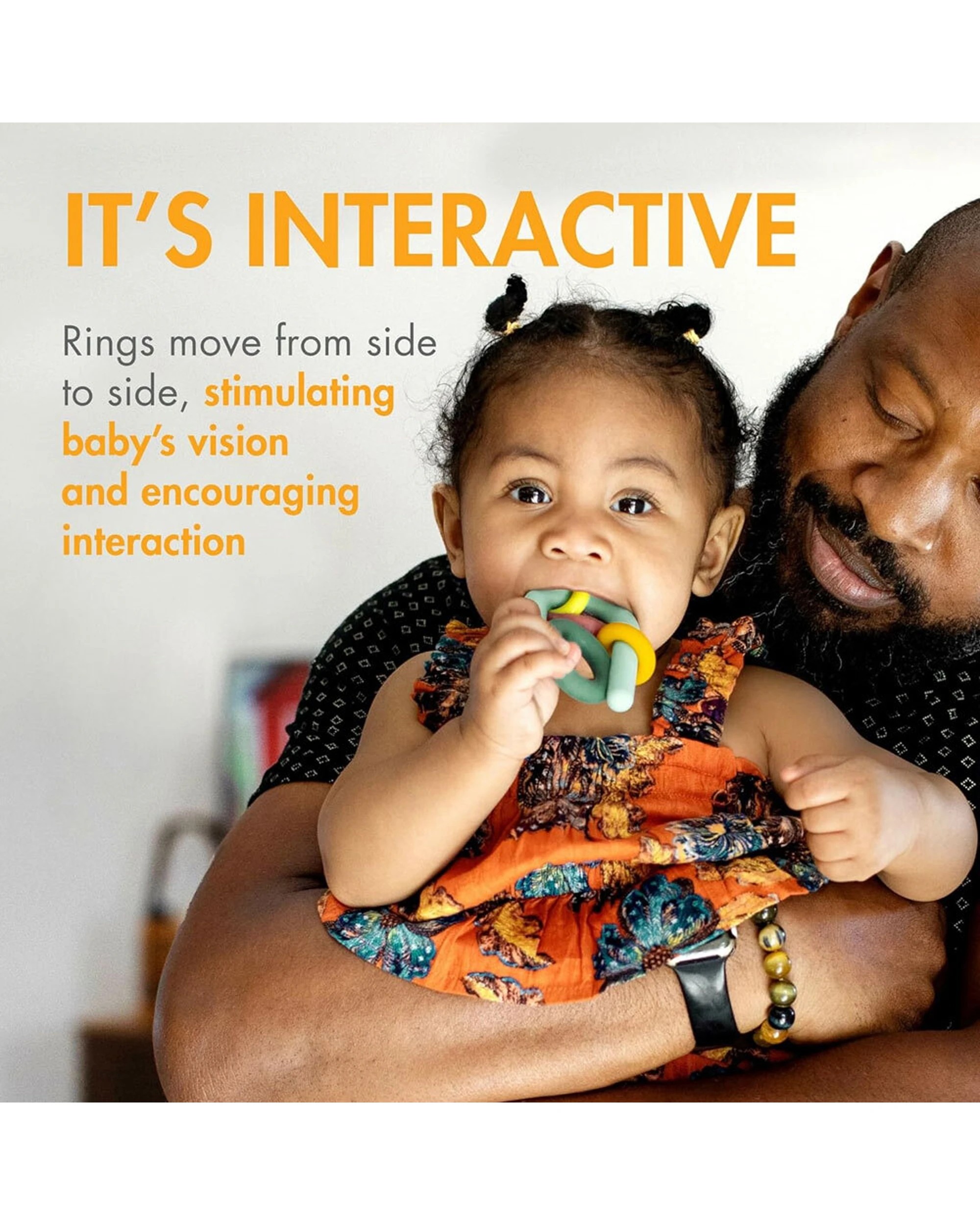 4 Boon 2PK HOOP Food-Grade Silicone Toddler Baby Sleeping Teether - Multi, 4 of 6