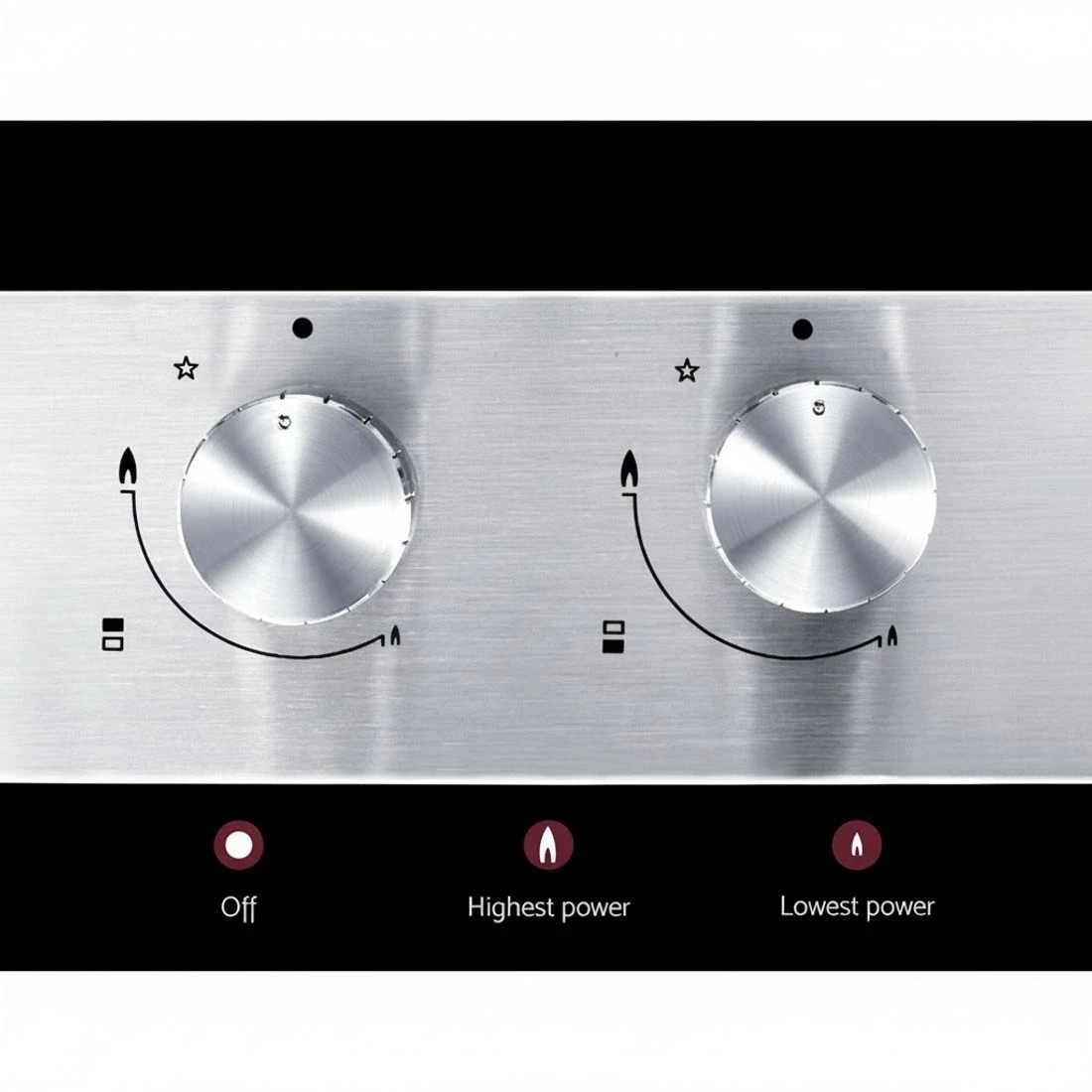 6 Devanti Gas Cooktop 30cm 2 Burner - Silver, 6 of 7