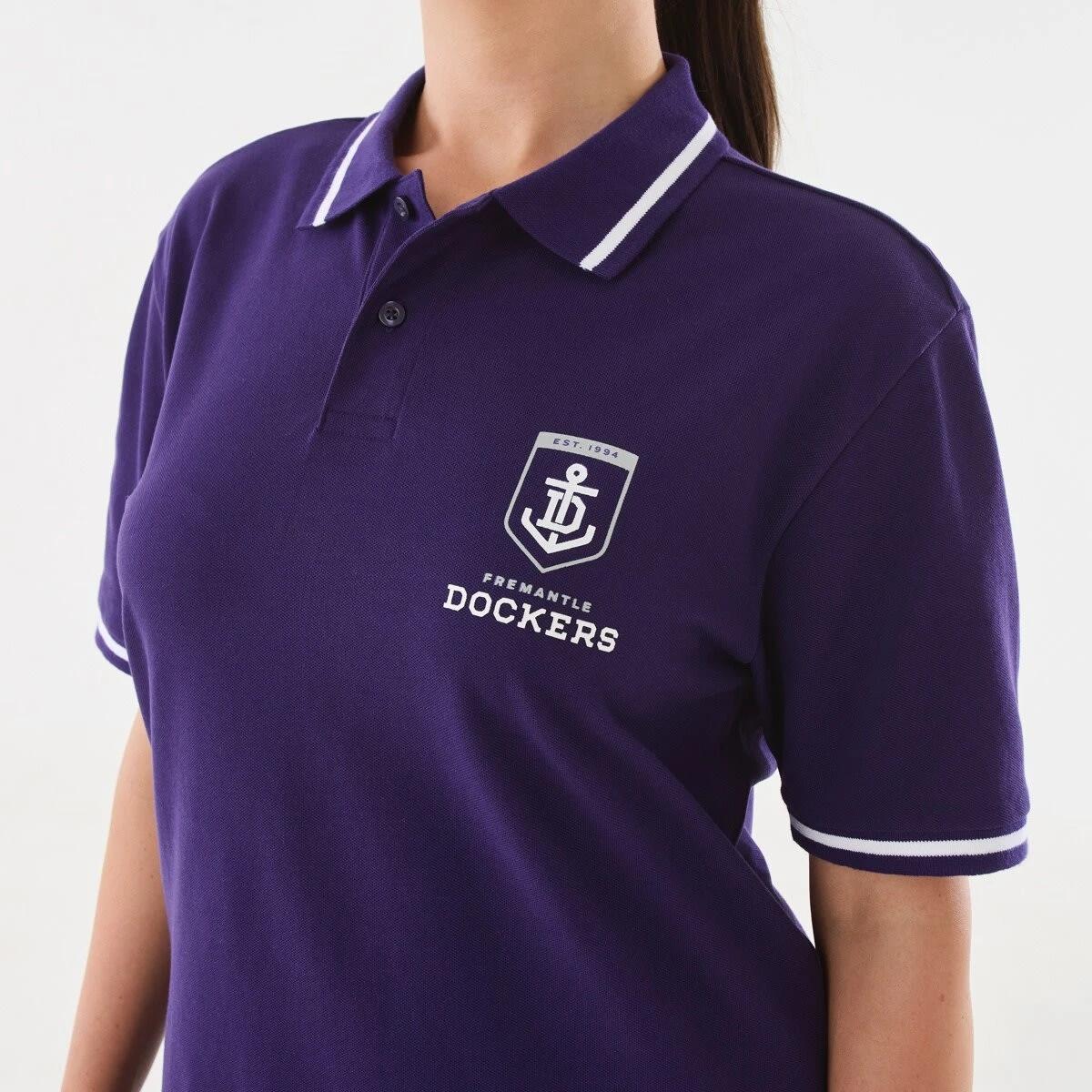 4 Official AFL Adult Polo Shirt Fremantle, 4 of 6