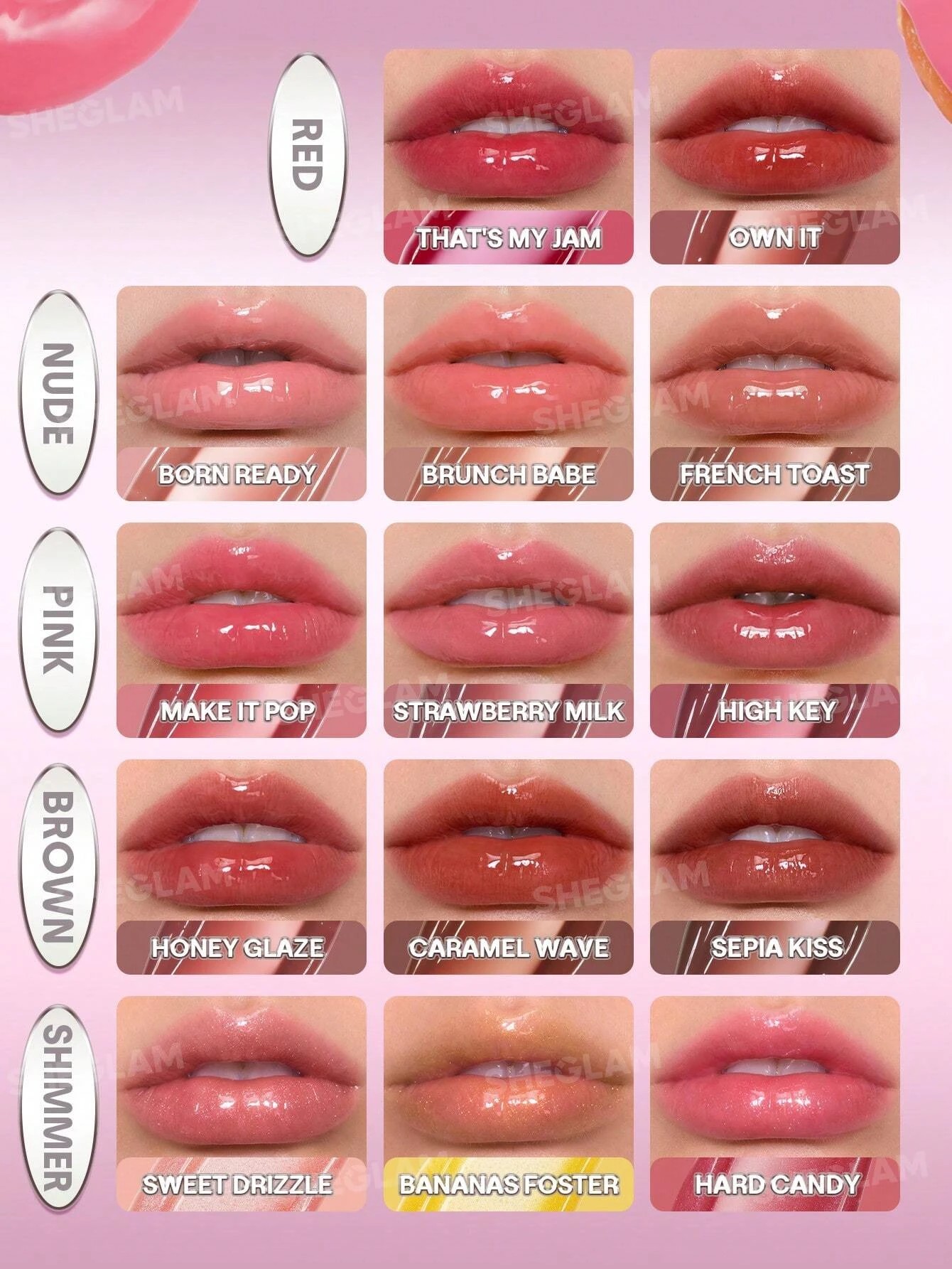 5 SHEGLAM Glass Lock Air Gloss - French Toast, 5 of 8