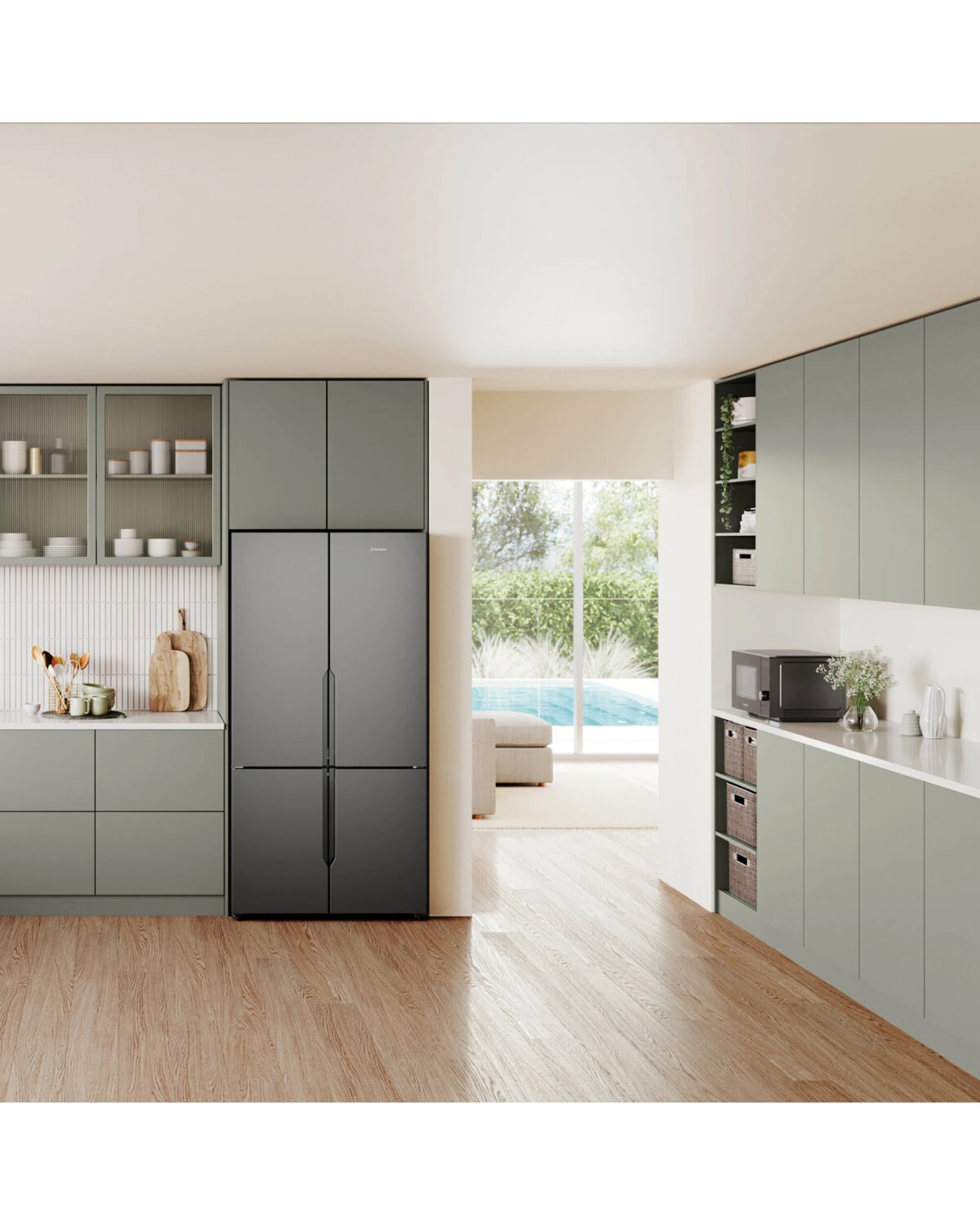 4 Westinghouse 29L Dark Grey Freestanding Microwave Oven, 4 of 5