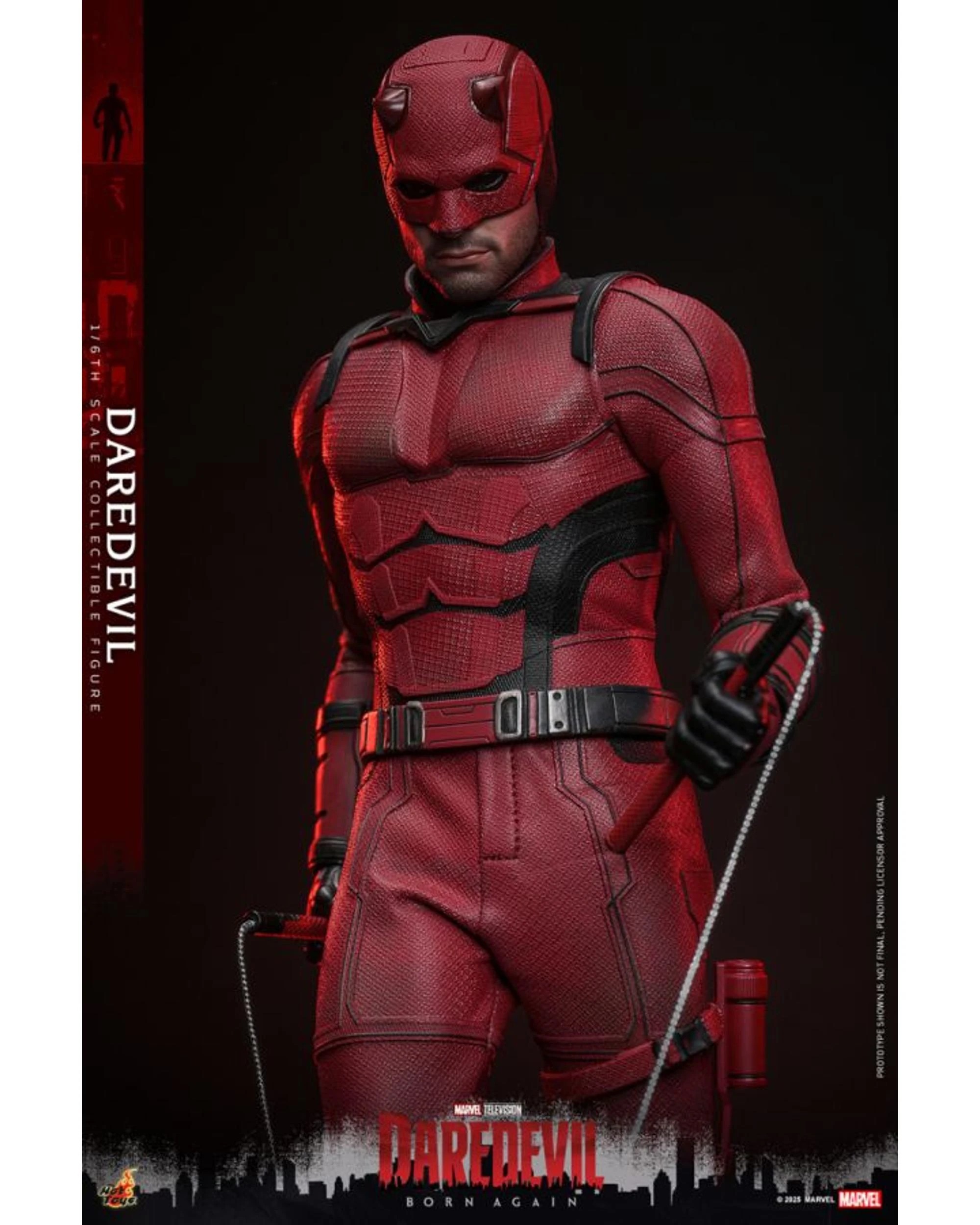 8 Hot Toys Daredevil Born Again TV Daredevil 1:6 Figure, 8 of 9