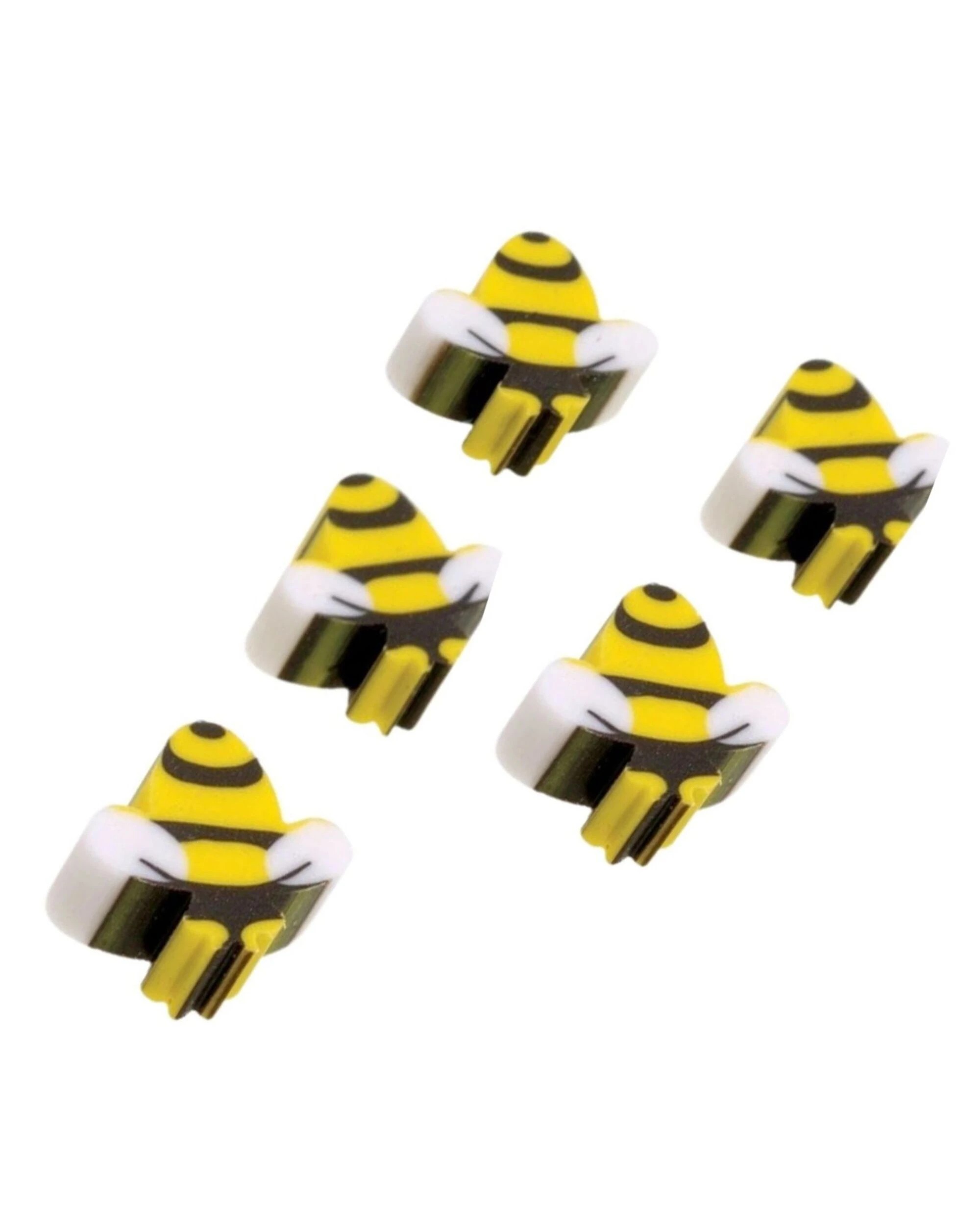 1 US Toy Mini Bumble Bee Erasers Bulk Pack of 144 - Yellow, 1 of 2
