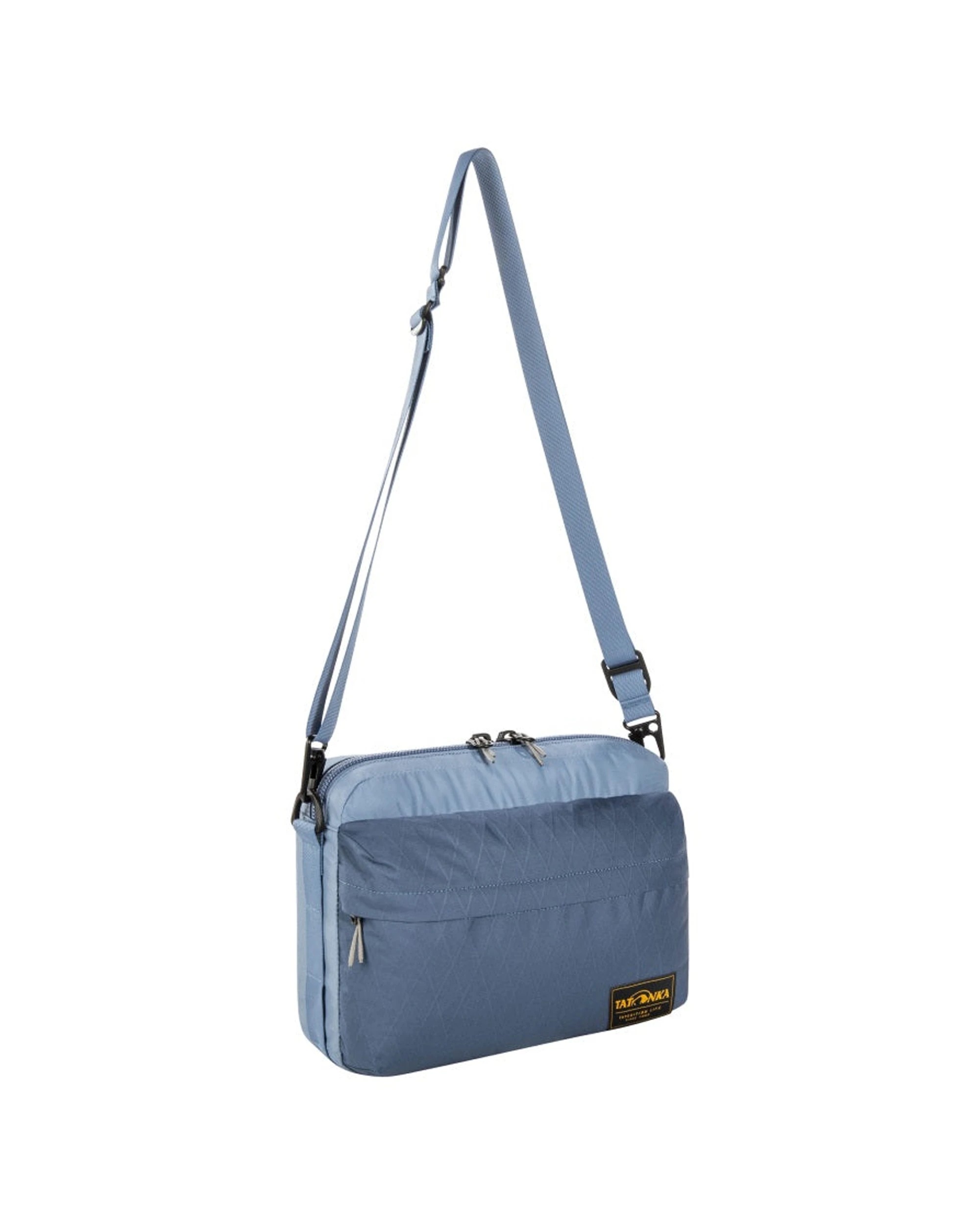 2 Tatonka Nylon Cross Body Outdoor Travel Bag Adjustable Strap Quilted Design - Blue, 2 of 4