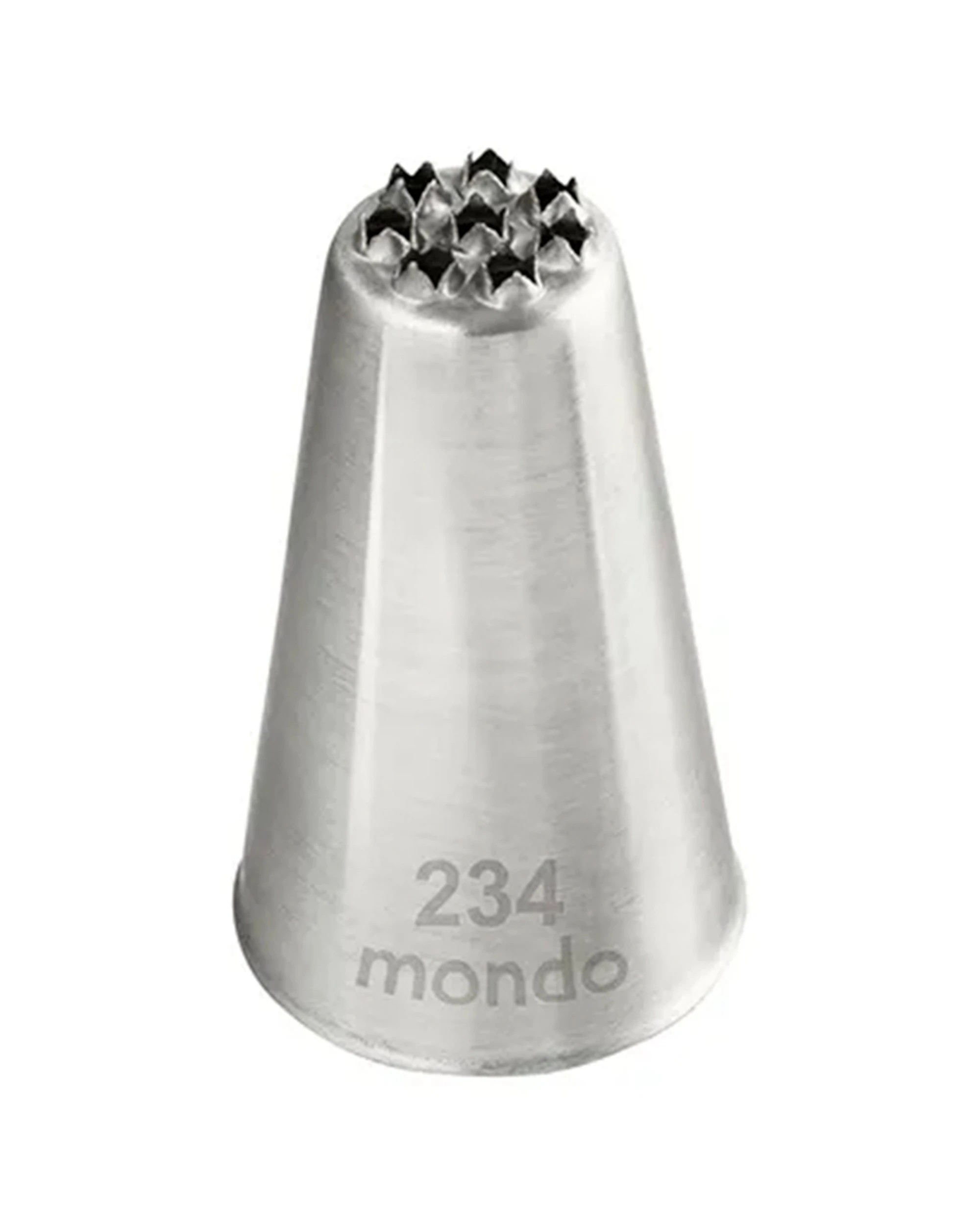 1 Mondo Stainless Steel Piping Tip For Creating Grass Hair Cake Decorating - Silver, 1 of 3