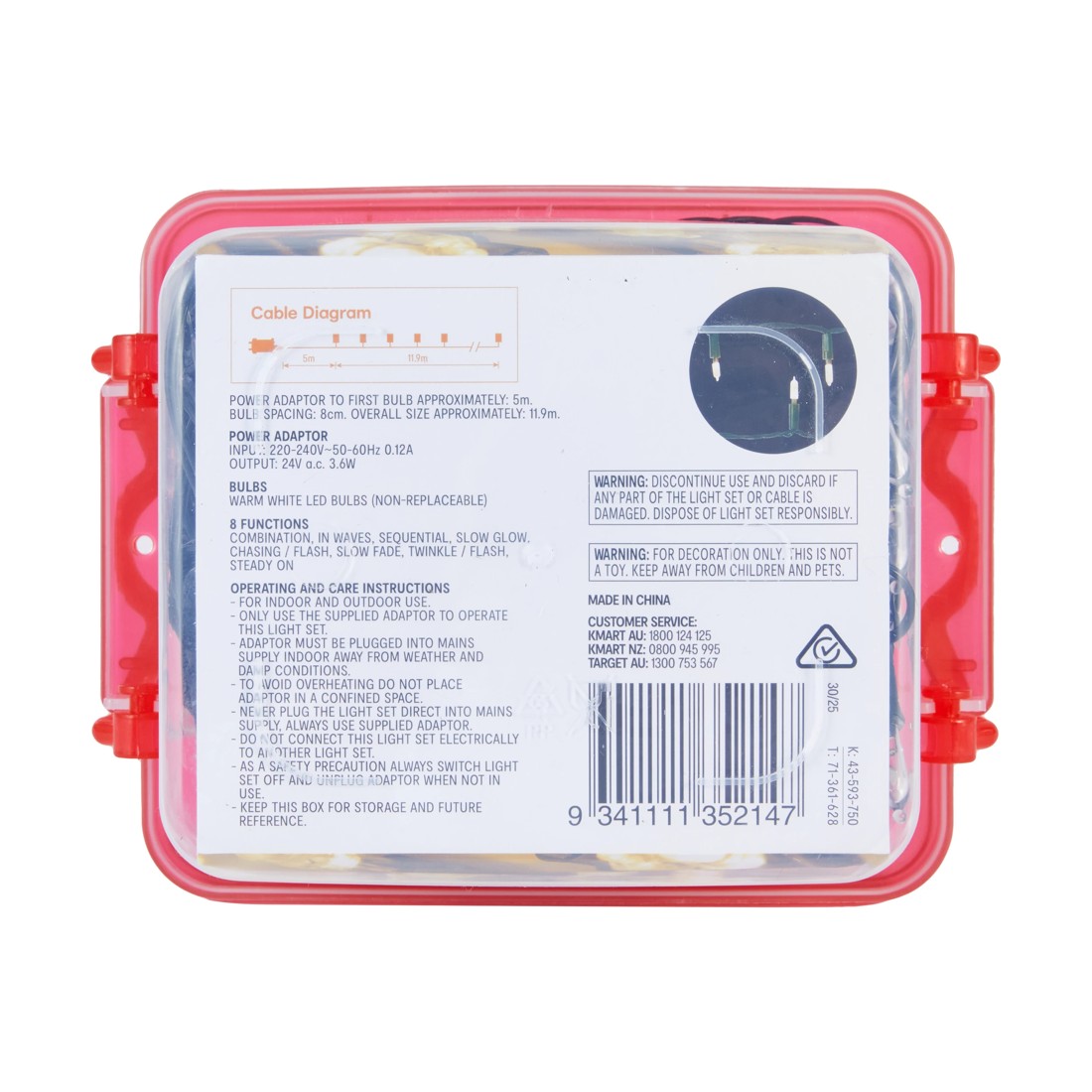 7 Low Voltage 150 LED Multifunction Warm White Fairy Lights, 7 of 7