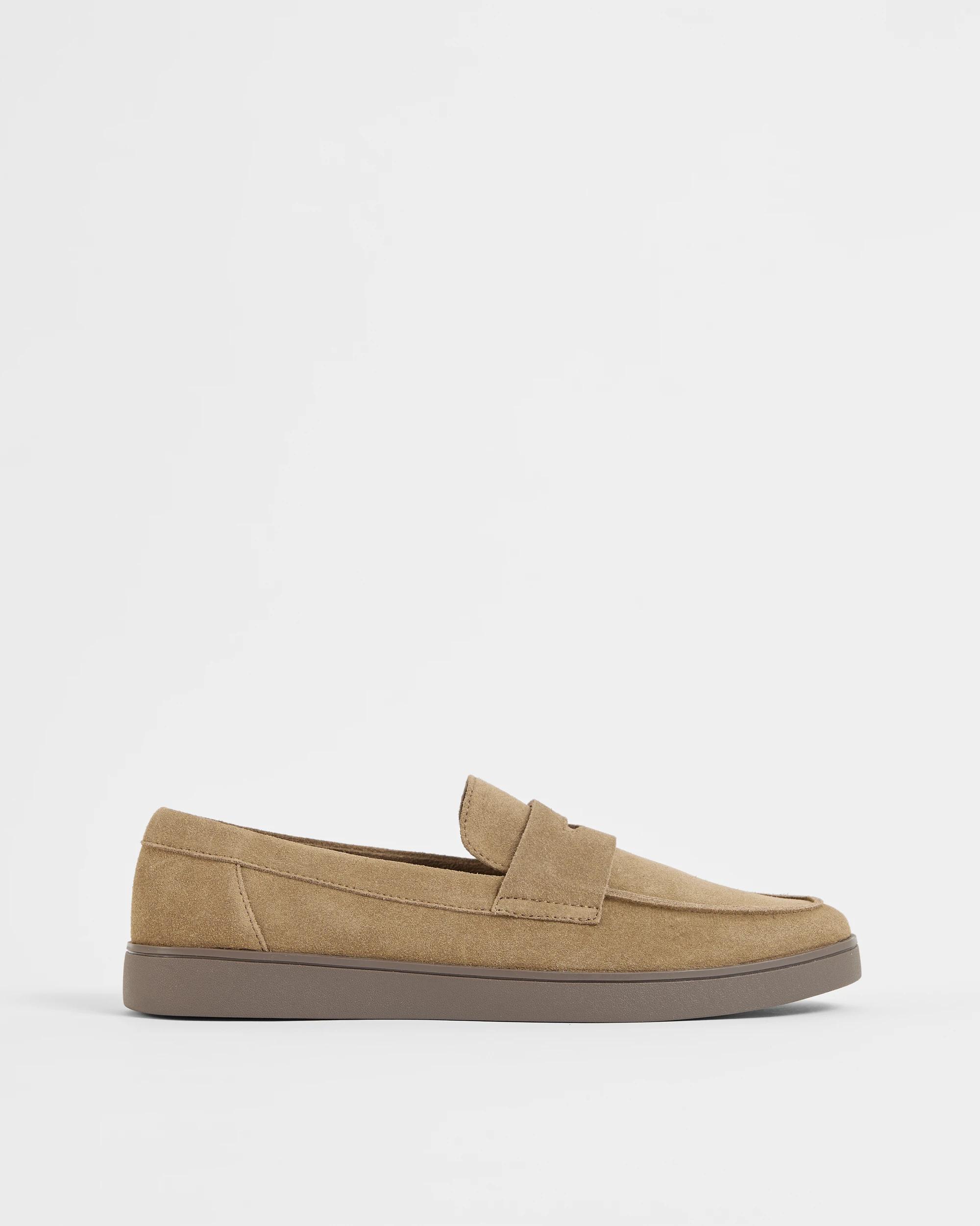1 Target Man Suede Casual Loafers TAUPE, 1 of 3