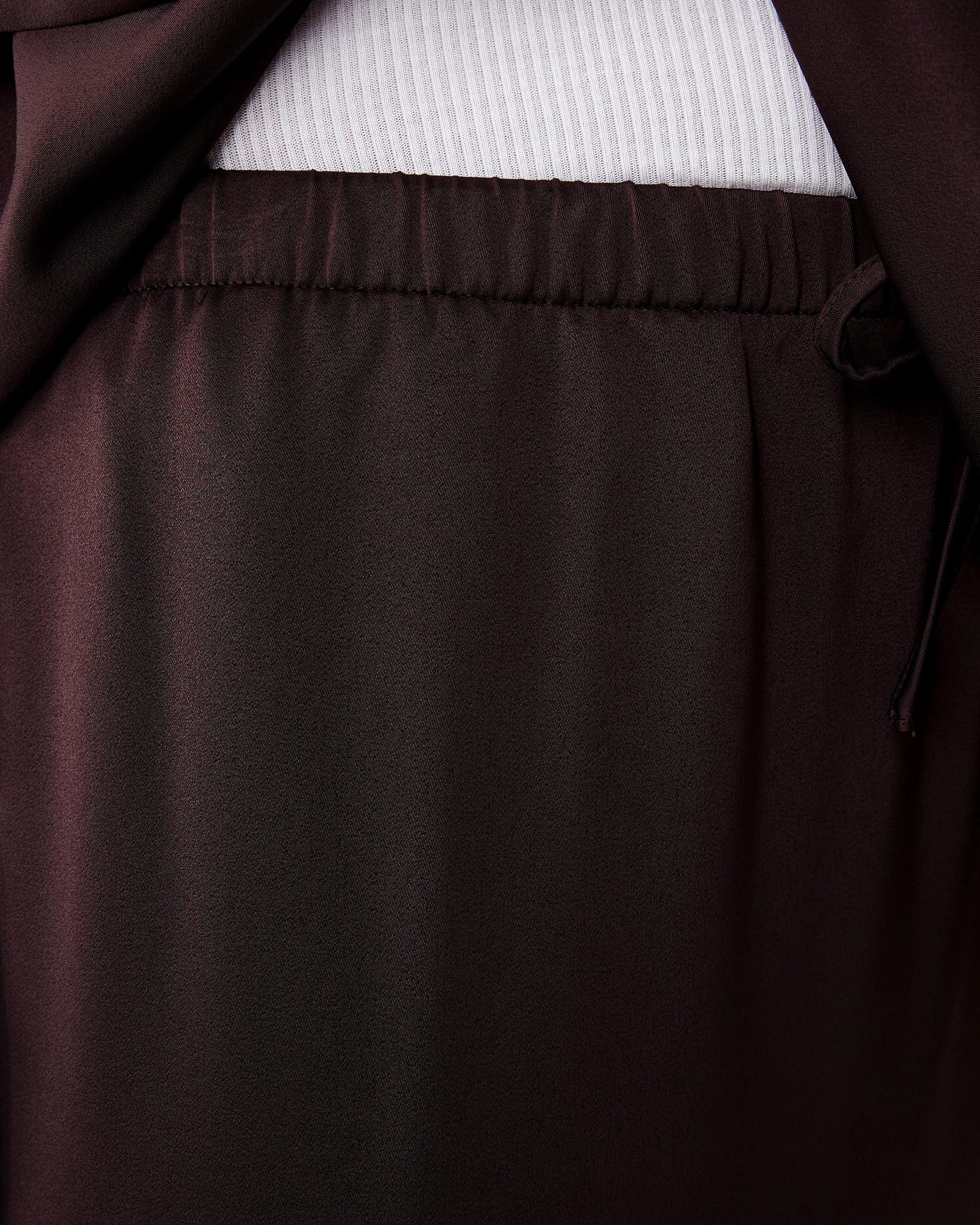 4 Satin Pants Choc Plum, 4 of 7