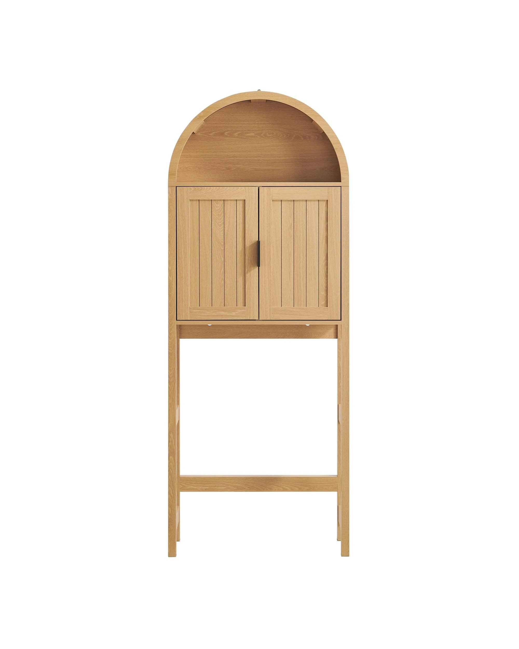 4 Kodu Over The Toilet Storage Cabinet 2 Doors - Natural, 4 of 10