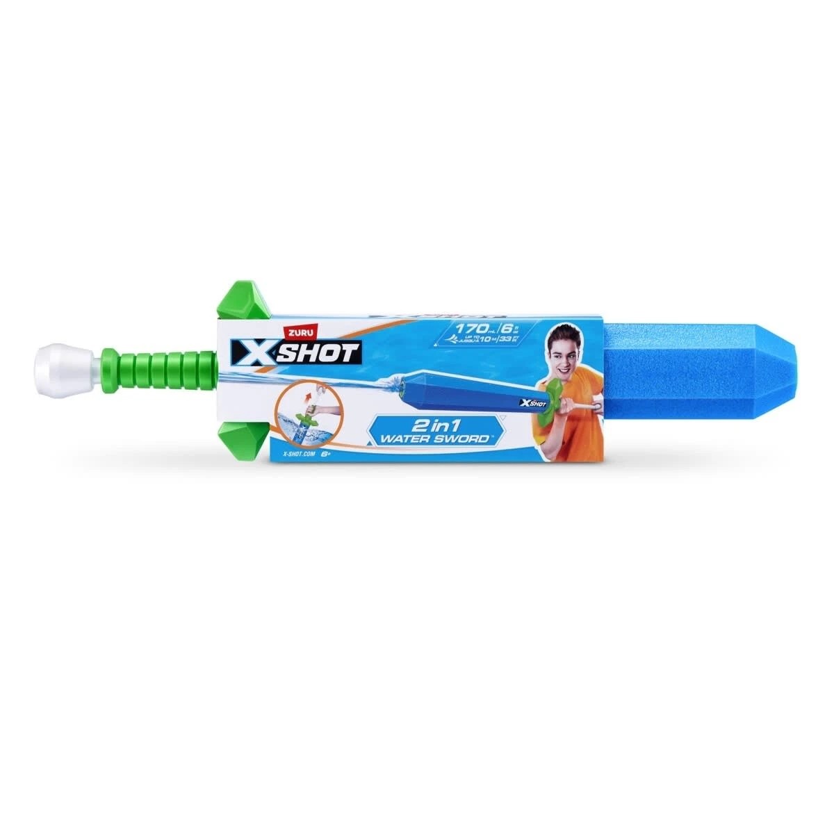 1 Zuru X-Shot 2-in-1 Water Sword, 1 of 8