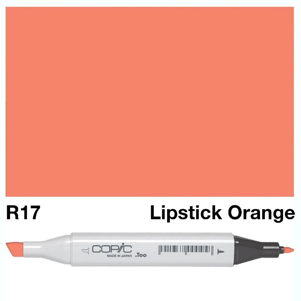 3 Copic Classic Original Dual Nib Marker R17 Lipstick Orange, 3 of 3
