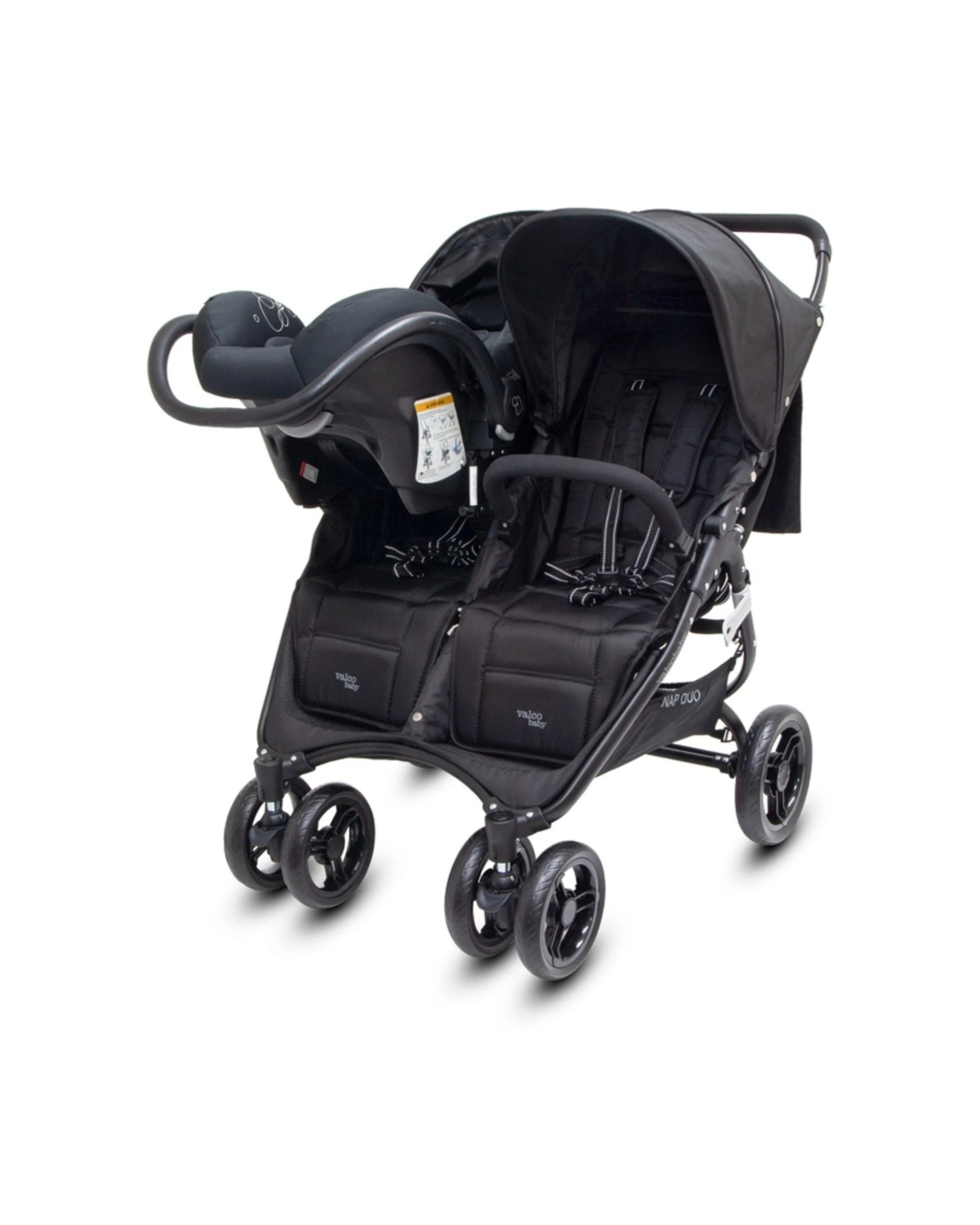 2 ValcoBaby Maxi Cosi Car Capsule Adaptor For Snap Duo Pram Stroller - Black, 2 of 5
