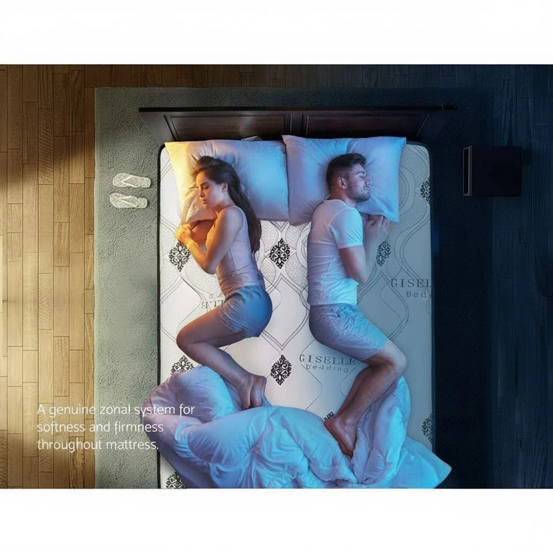 4 Giselle Bedding 35cm Mattress Cool Gel Memory Foam Queen - Multi, 4 of 7