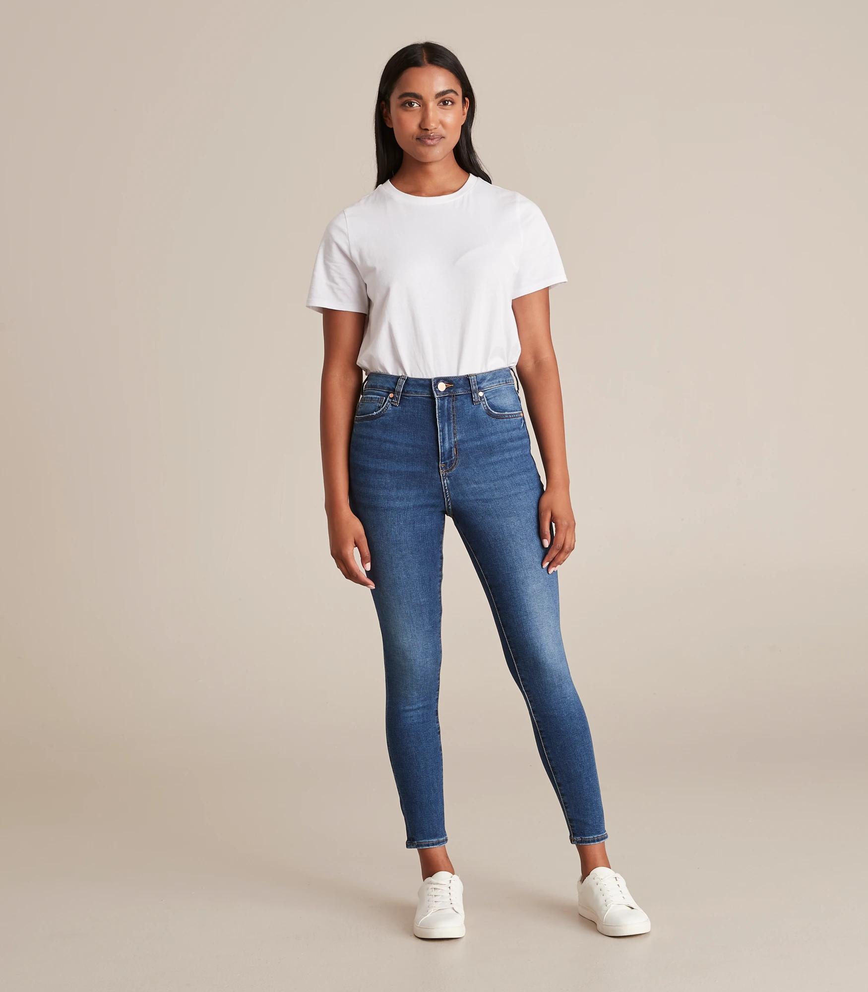 8 Target Sophie Skinny High Rise Ankle Length Denim Jeans MID WASH, 8 of 10