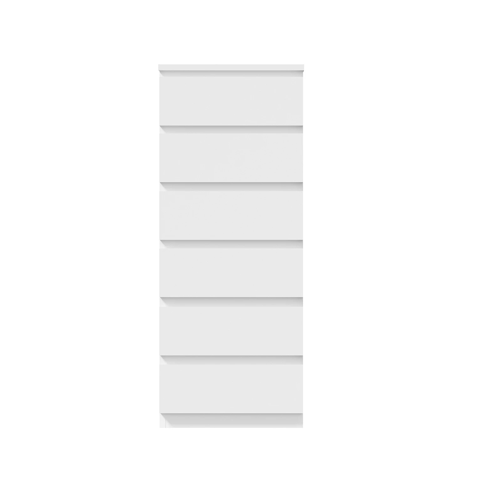 5 Oikiture 6 Chest of Drawers Tallboy Dresser Table Storage Cabinet - White, 5 of 9