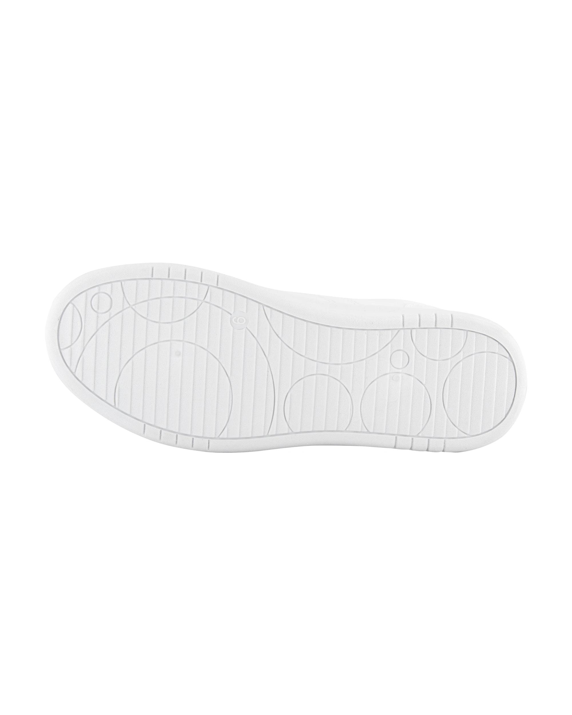 4 PU Lace-Up Sneakers White, 4 of 5