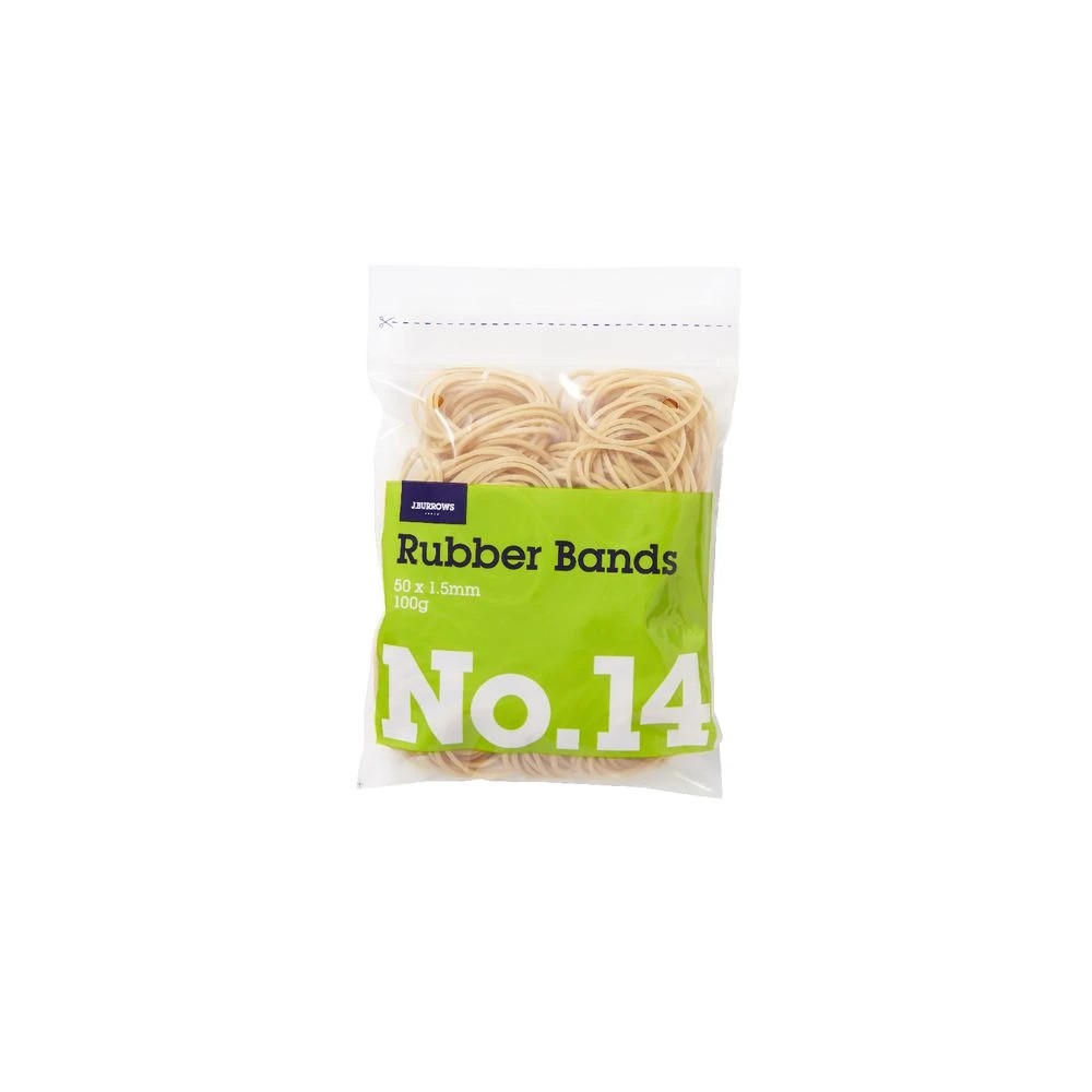 2 J.Burrows No.14 Rubber Bands 100g, 2 of 2