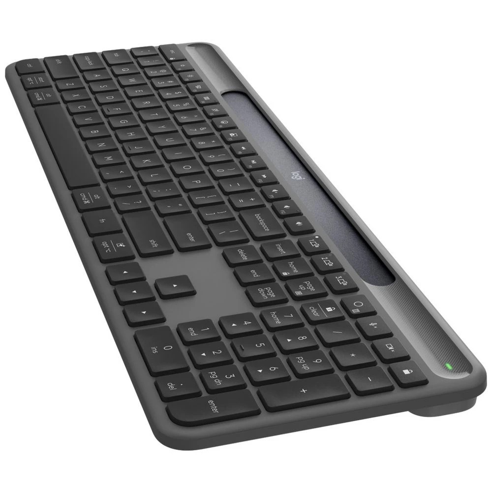 4 Logitech K980 Signature Slim Solar+ Keyboard Graphite, 4 of 7