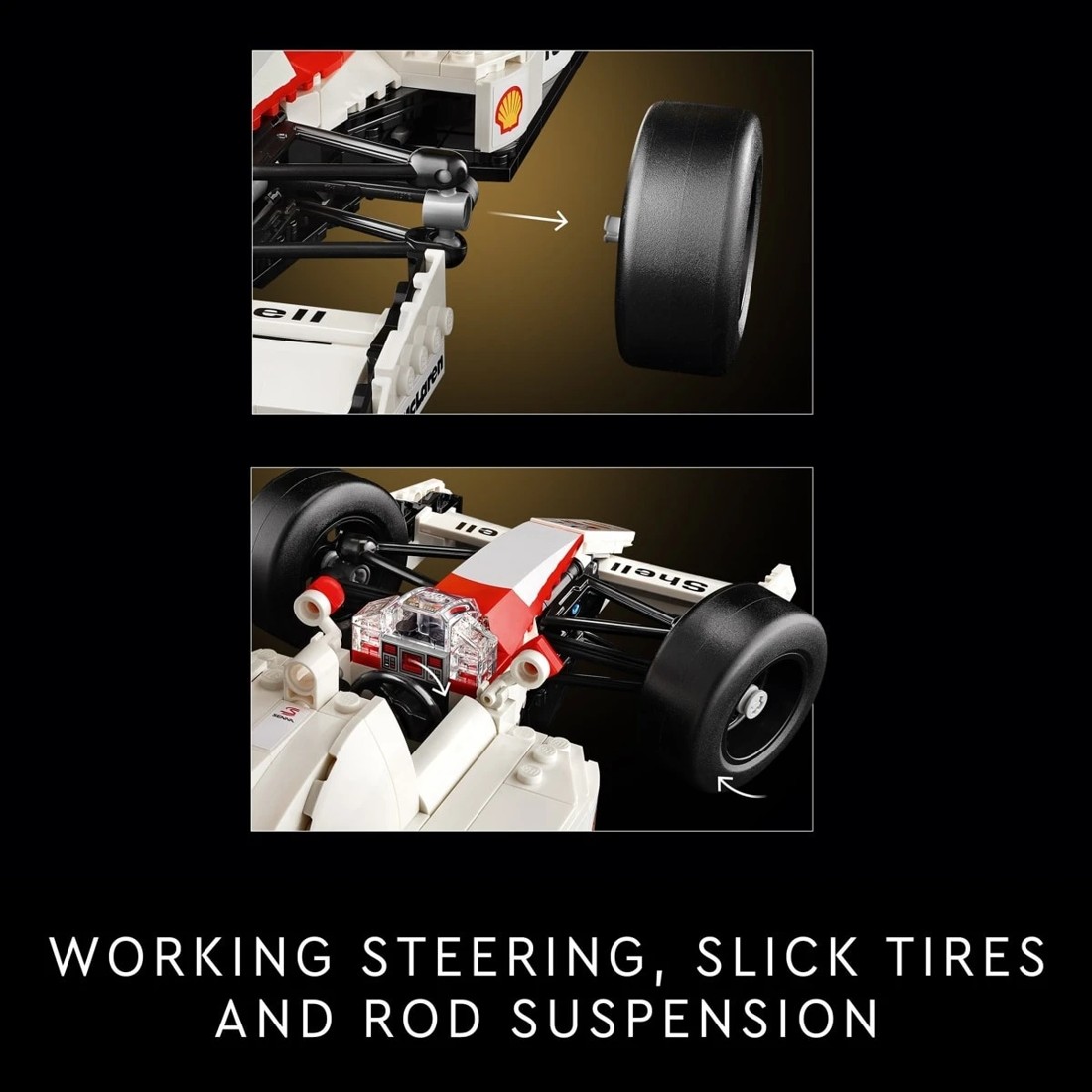 7 LEGO Icons McLaren MP4/4 & Ayrton Senna 10330, 7 of 11